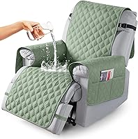Vista 63 de TAOCOCO Fundas reclinables 100% impermeables, fundas de sofá reclinable con correas para las piernas, funda de sofá reclinable reversible para silla