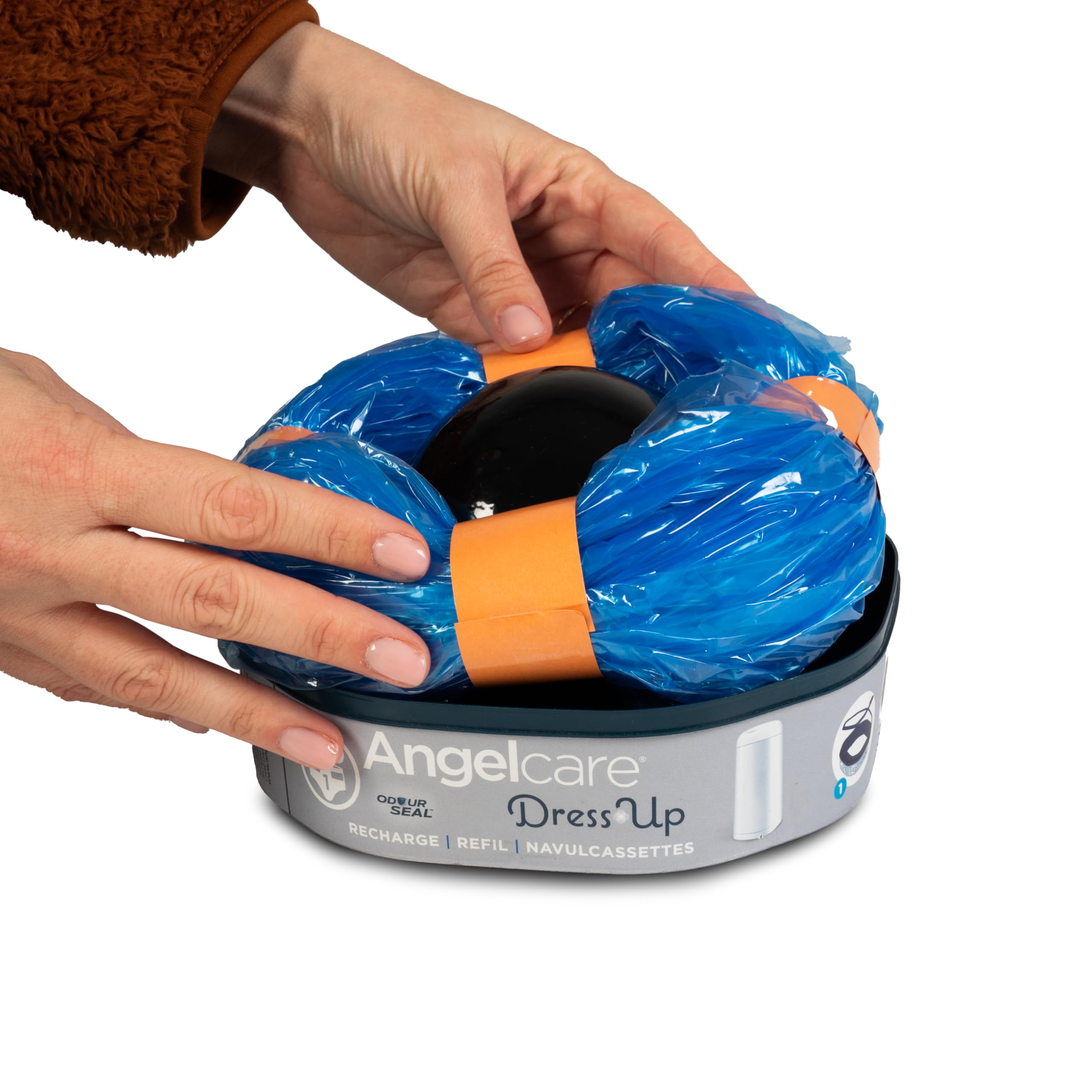 Ricariche Mangiapannolini Easy Nappy - 8 Pezzi - Compatibili Con Angelcare Dress Up - Foto 9