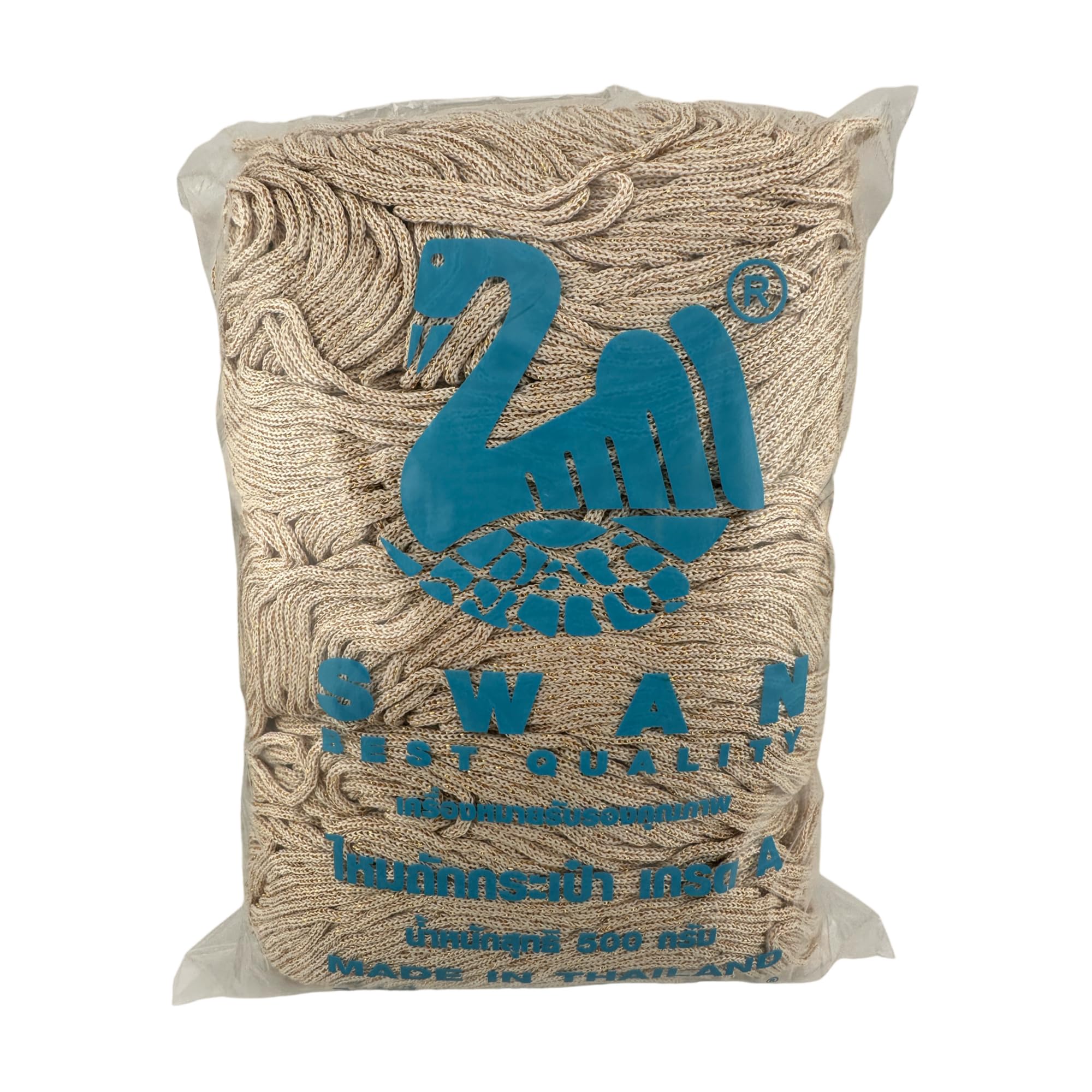 Amazon | ☆金ラメ☆ SWAN マクラメ 編み 糸 紐 コード バンコク