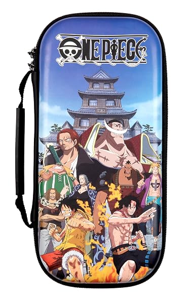 Custodia protettiva e da trasporto Konix One Piece per console OLED Nintendo Switch, Switch Lite e Switch - 8 posti di archiviazione per giochi - Design Ford Marine
