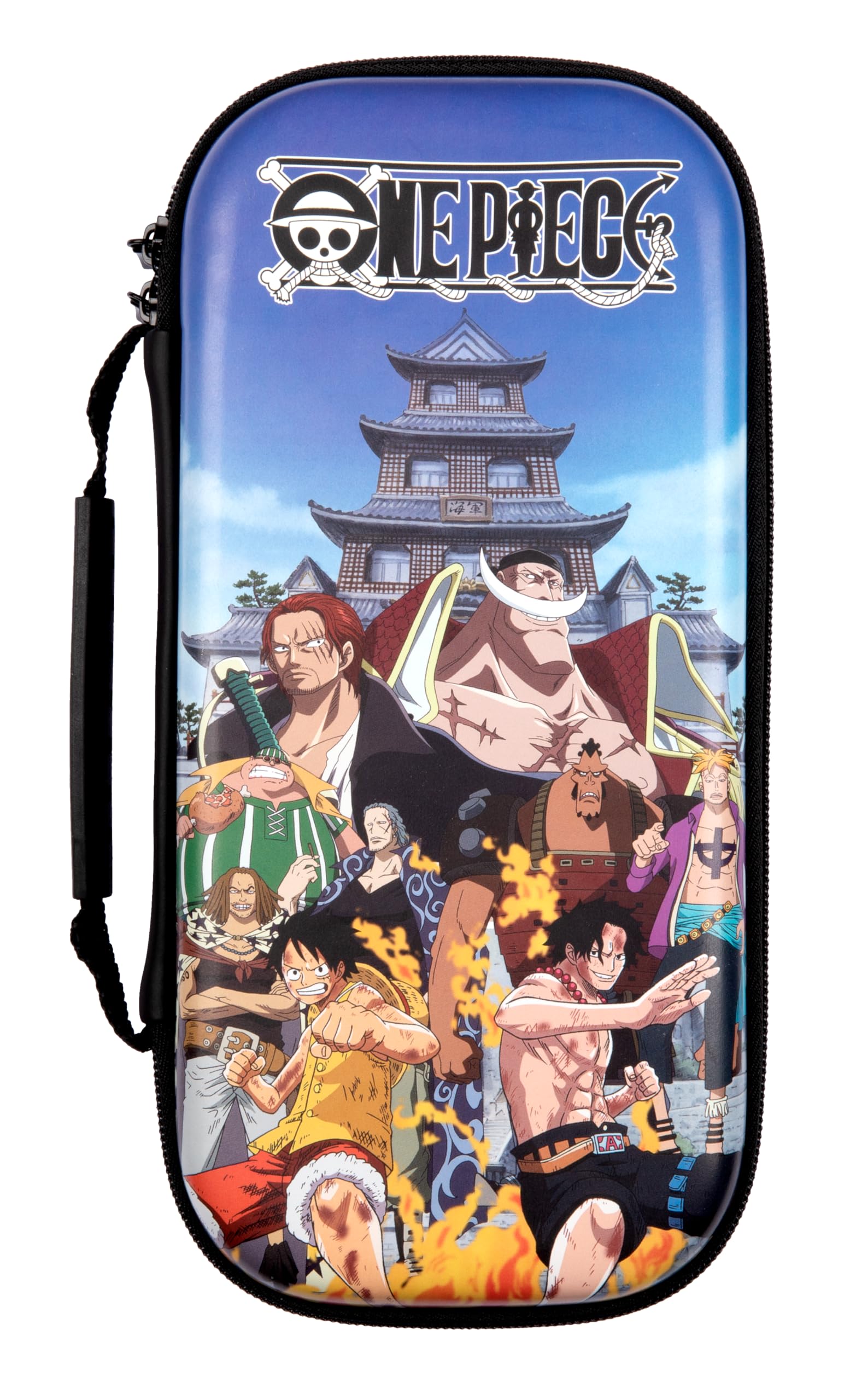 Konix One Piece Protective Carrying Case for Nintendo Switch, Switch Lite and Switch OLED Systems, 8 Game Storage, Navy Ford
