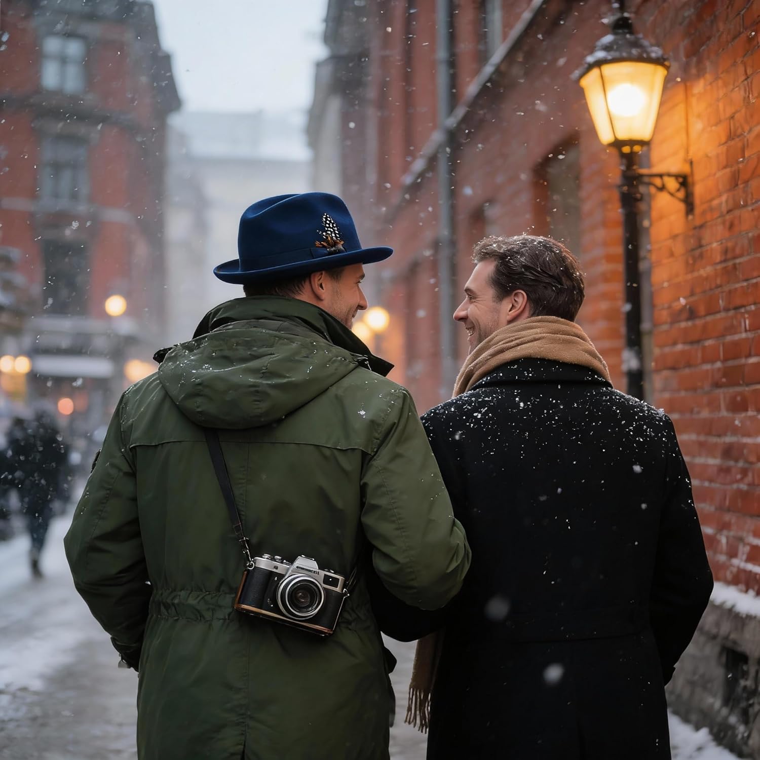 Ruphedy Wool Fedora Hats for Men Women Wide Brim Felt Panama Hat - Image 7