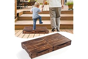 Triceratops Wooden Platform Step Stool