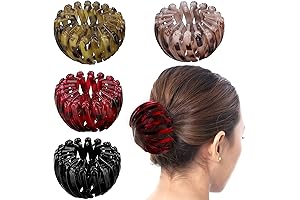 Tatuo 4 Pcs Lazy Bird Nest Hair Pin