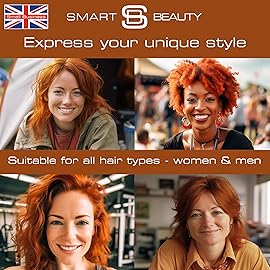 Smart Beauty Ginger Hair Dye, Permanent with Plex Anti-Breakage Technology, Copper Red, PPD Free, Vegan, Cruelty Free