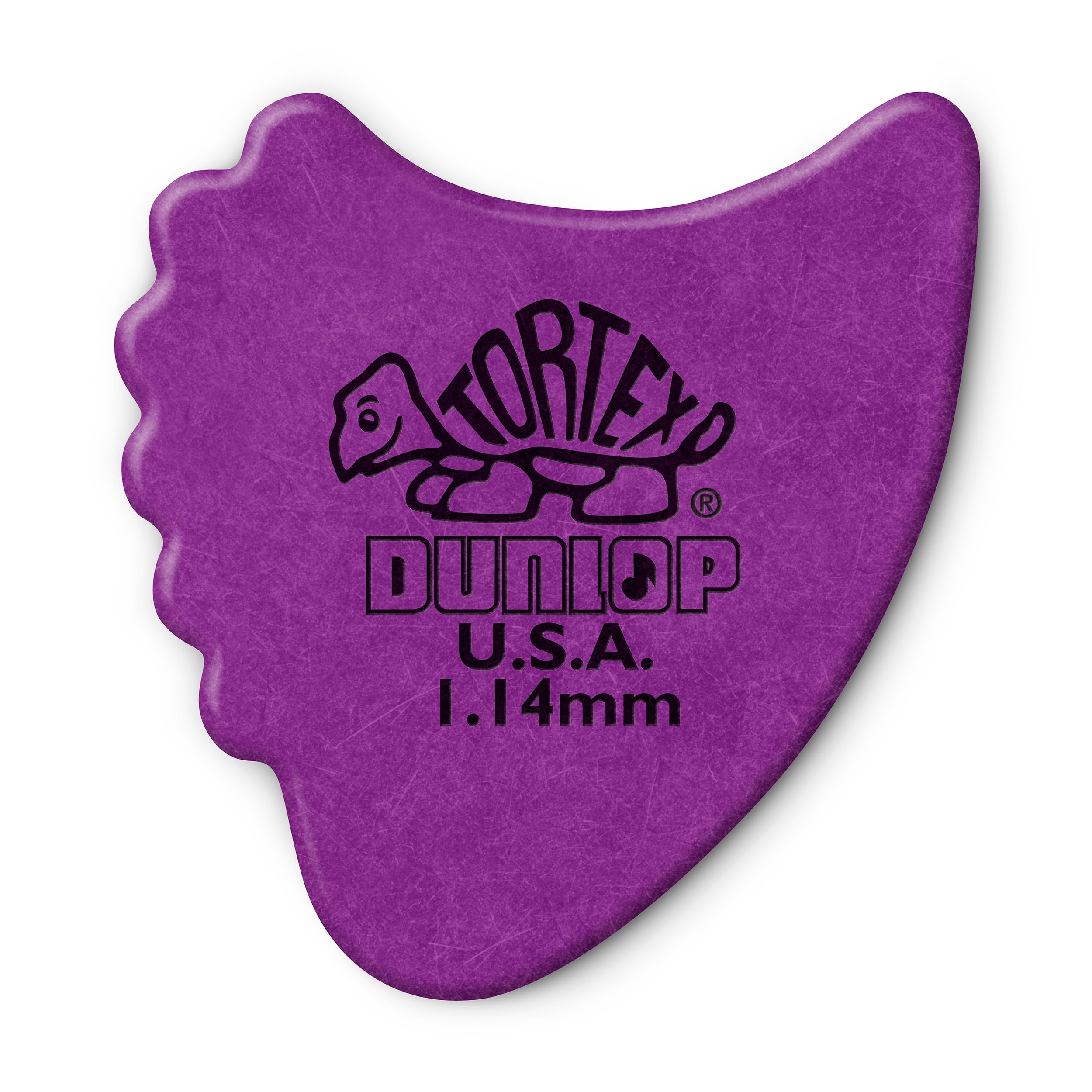 Dunlop Tortex fin pick, .50 mm 1.14 mm