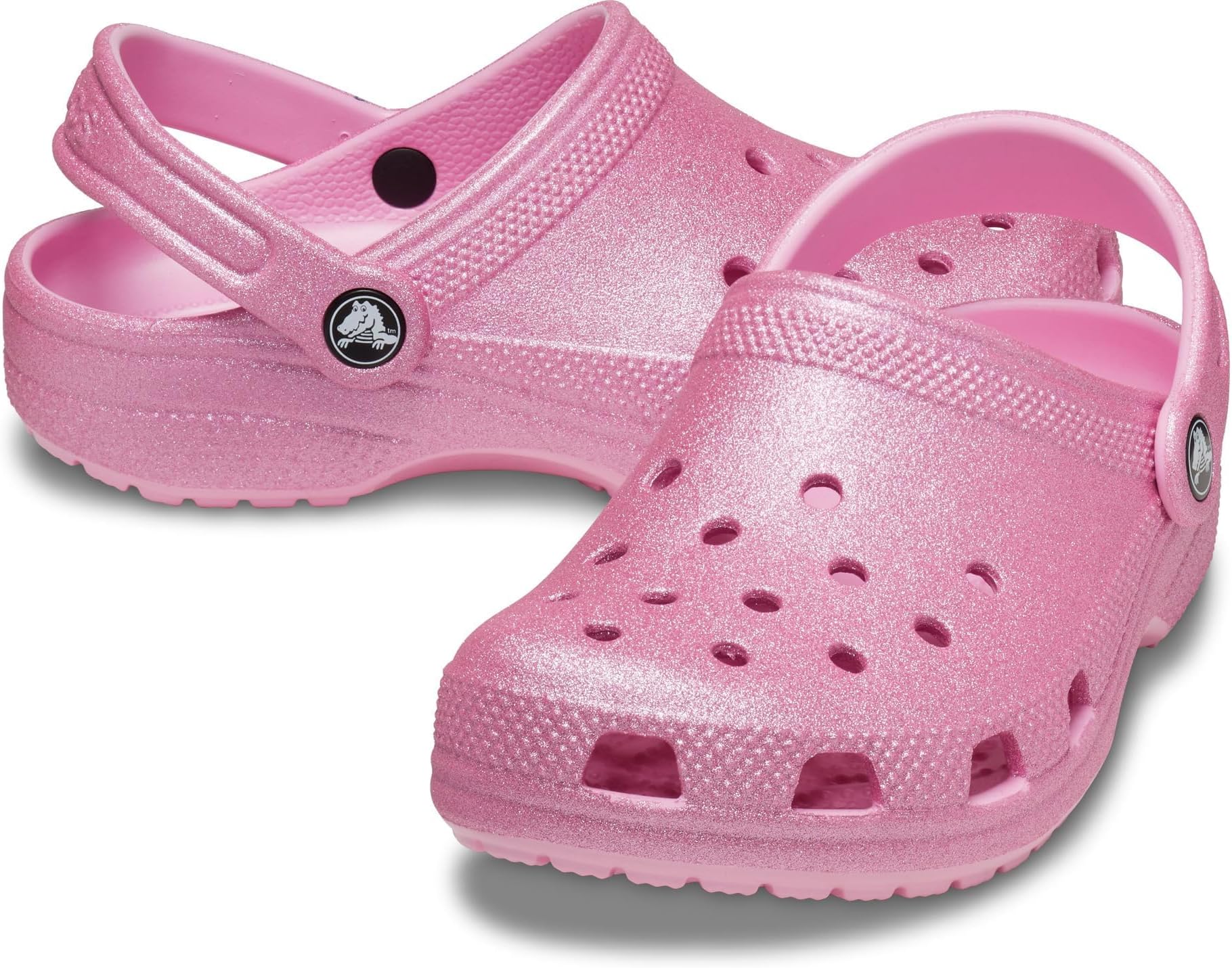 Classic Lined Glitter Clog unisex-child Clog