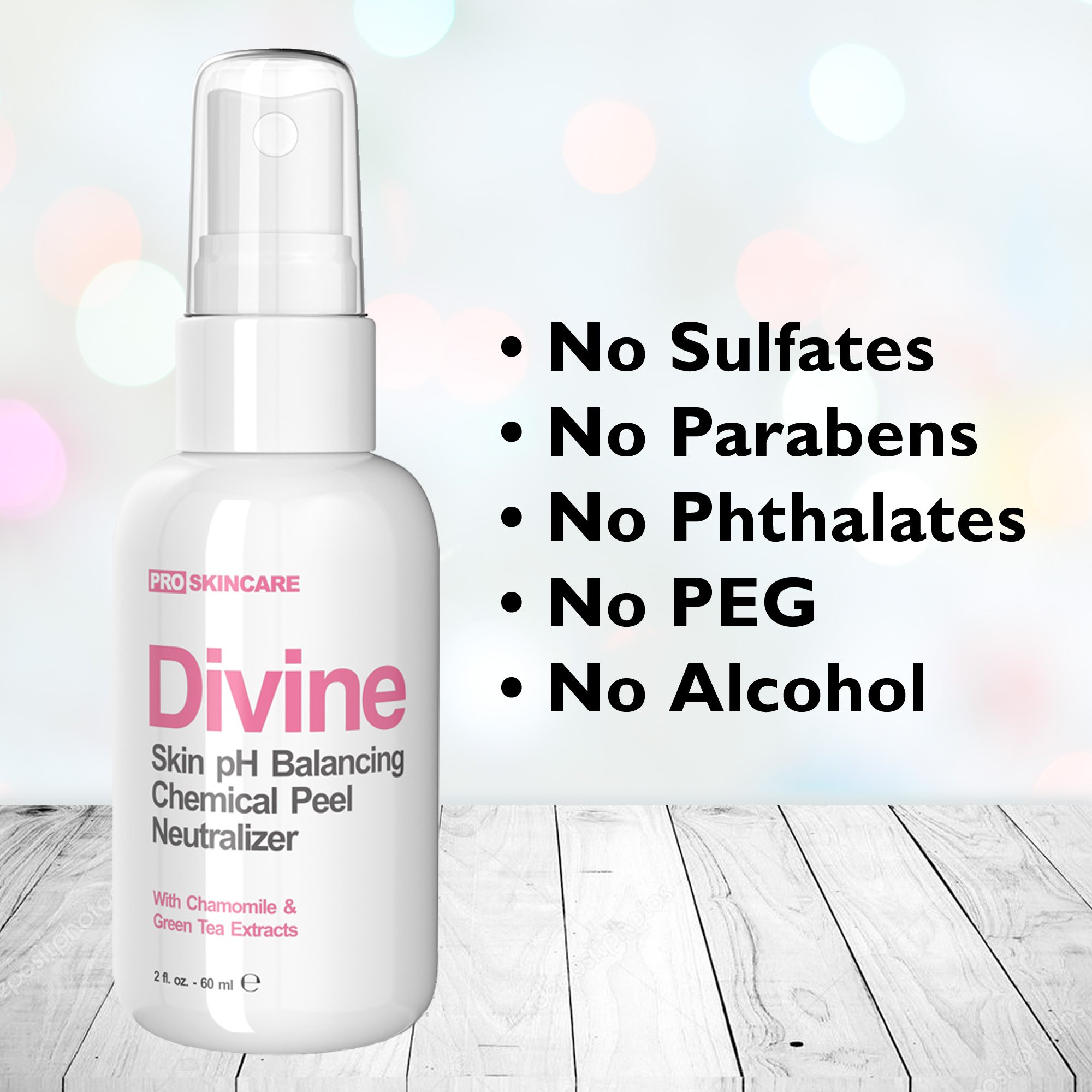 Chemical Peel Neutralizer Skin pH Balancer Used for Glycolic Acid