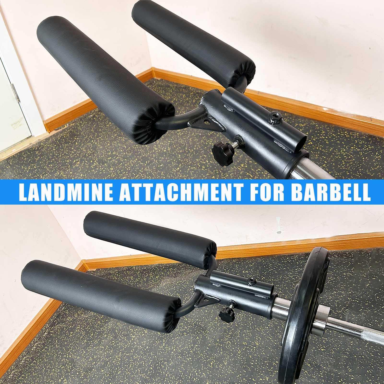 Viking Press Landmine Handle, Hack Squat T-Bar Row Attachment Strength Training Accessories, Shoulder Press Landmine Attachment Equipment
