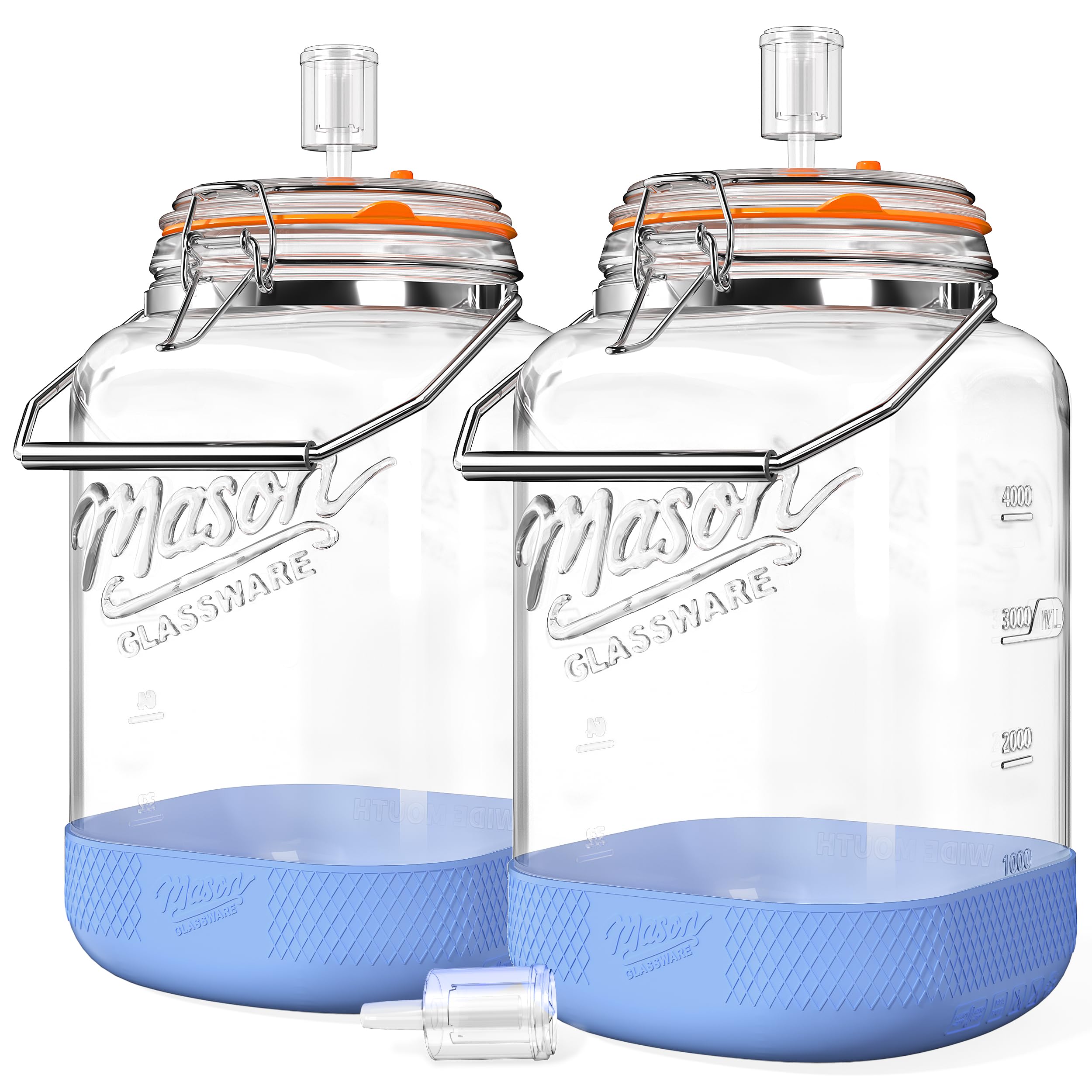 Folinstall 1.5 Gallon Large Fermentation Jar
