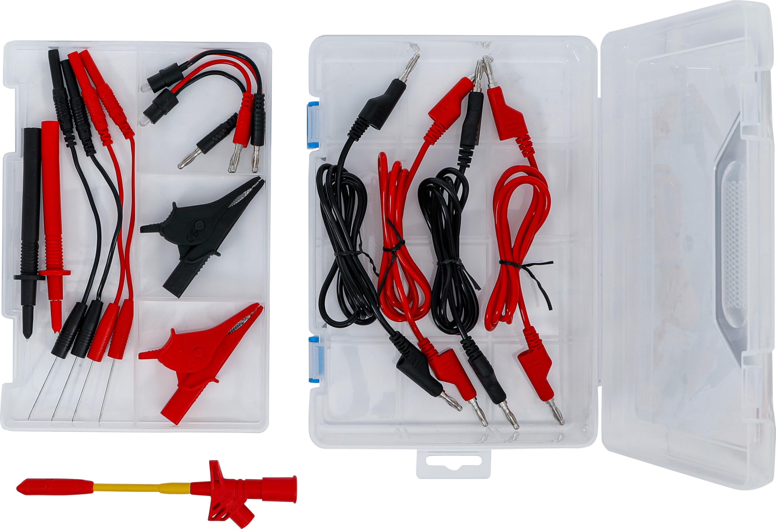 BGS 74511 | Messkabel- & Prüfspitzen-Sortiment | für Multimeter | 15-tlg.