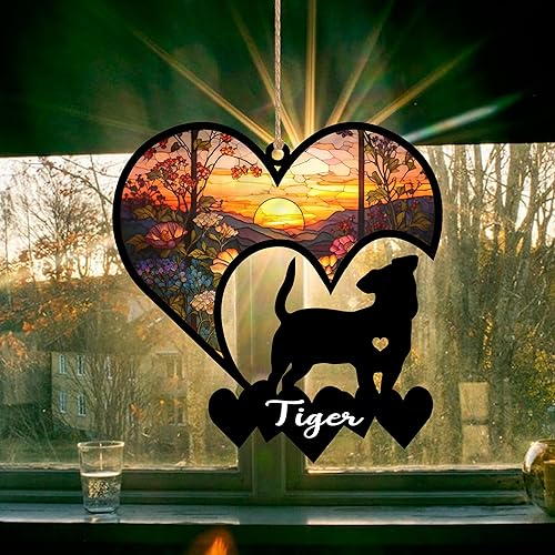 Miniatura 5 de Simpatía por la pérdida de mascotas, memorial, adorno de Navidad, atrapasoles conmemorativo para perros, regalo de recuerdo de perro, regalos