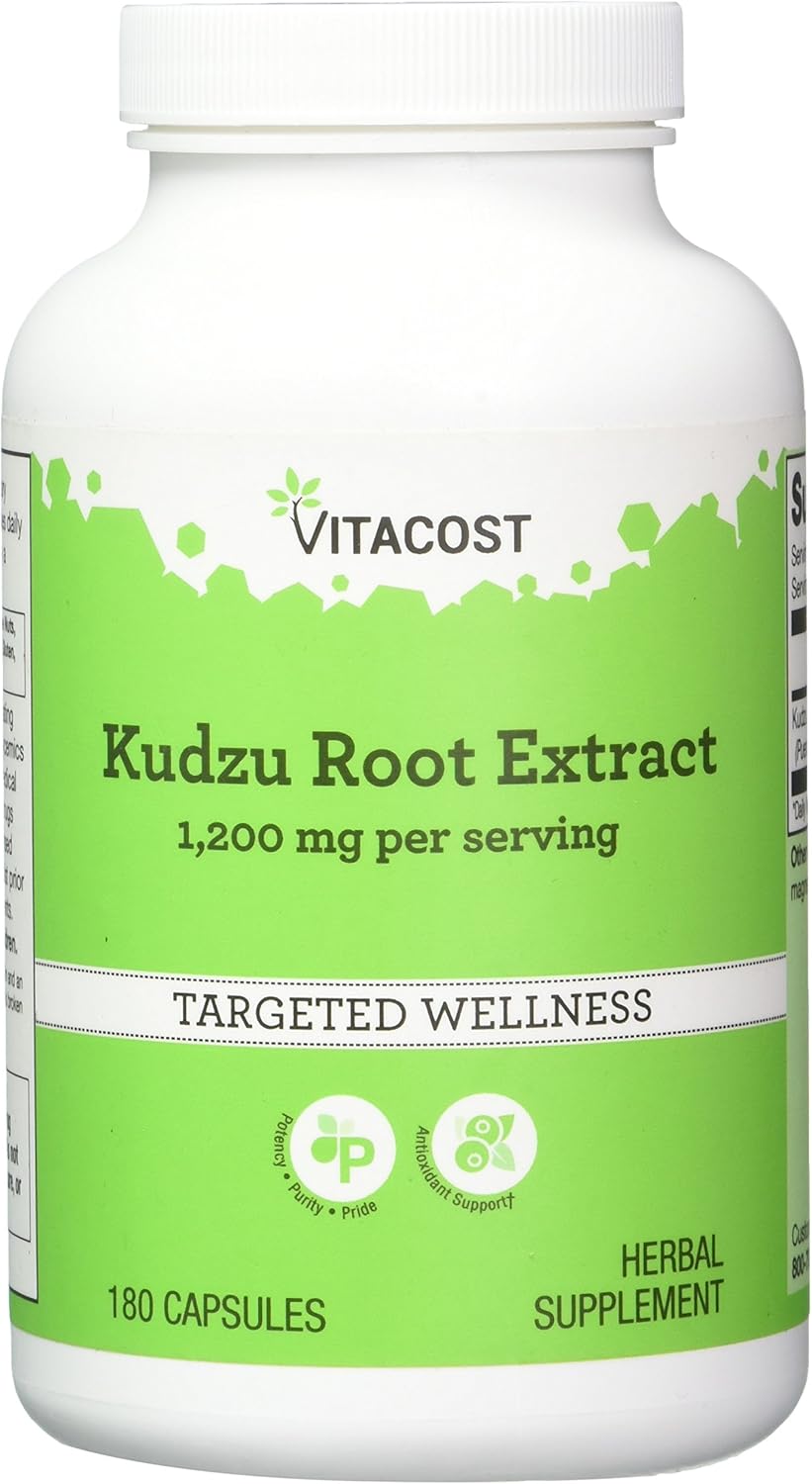 Vitacost Kudzu Root Extract 1200 mg per serving 180