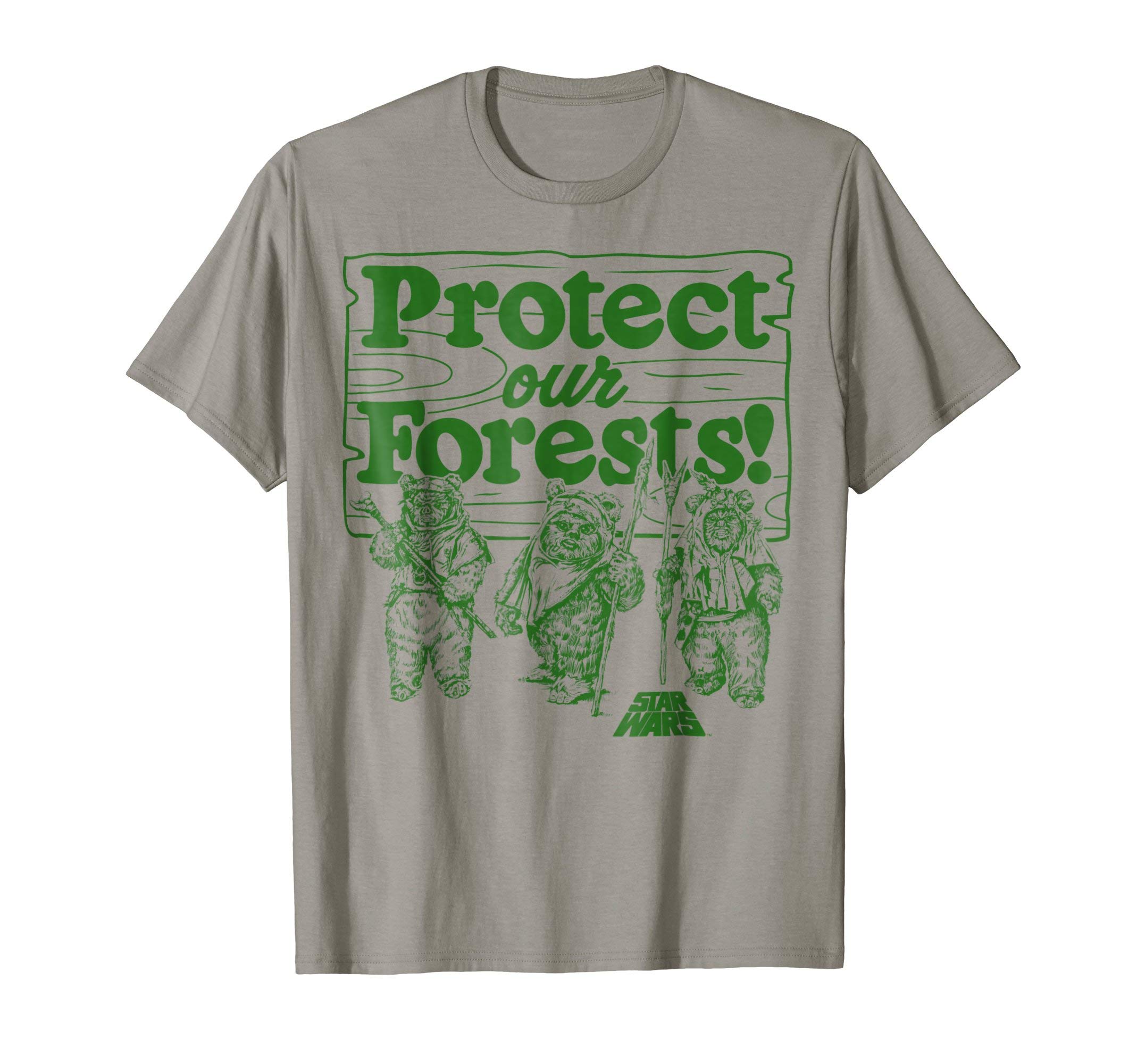 STAR WARSEwoks Protect Our Forests Camp Disney+ T-ShirtOEKO-TEX STANDARD 100