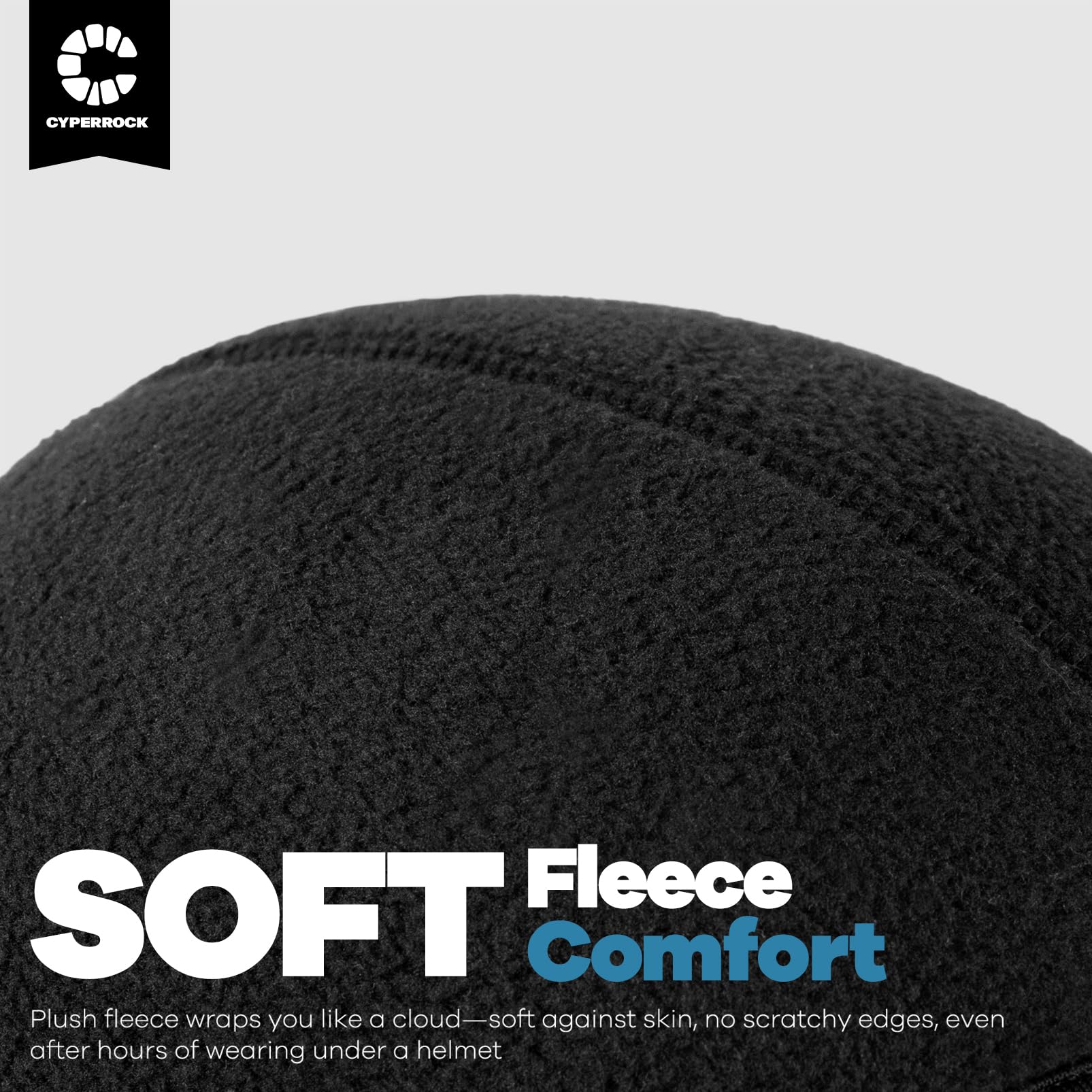 CYPERROCK Fleece Balaclava Warm Ski Mask Winter Thermal Windproof Motorcycle Face Mask for Men Women — view 2