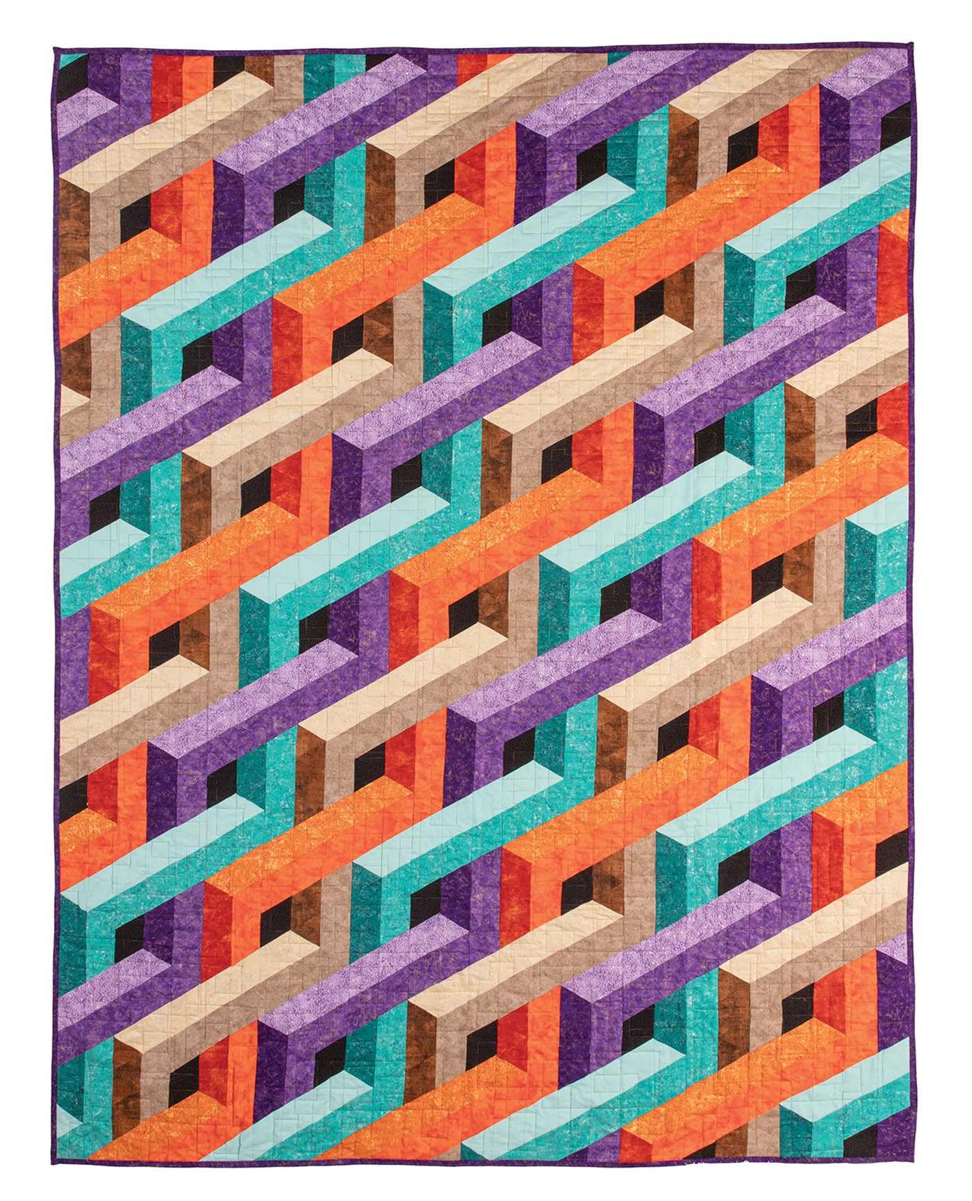 3-d Illusion Quilts Simplified: Sensational Designs Using Color, Value & Geometric Shapes, 12 Projects