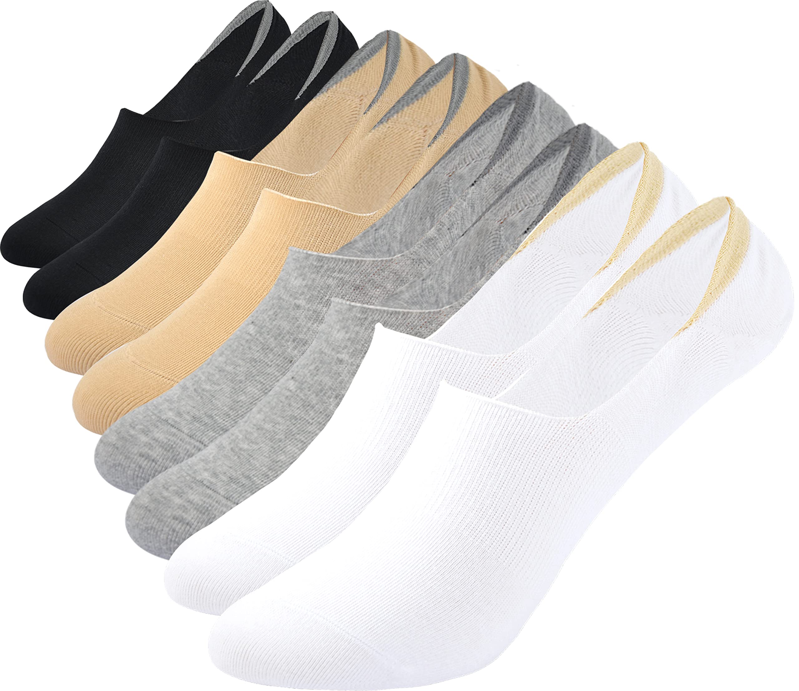 Marchare Women No Show Socks Lofer Invisible Low Cut Flat Boat Line