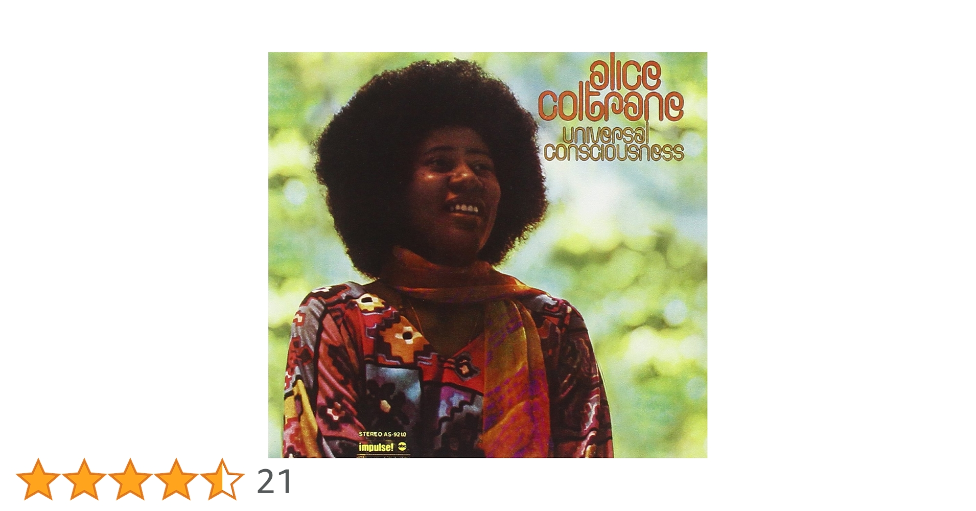 US盤　alicecoltrane UniversalConsciousness Universal Consciousness: Amazon.co.uk: CDs & Vinyl