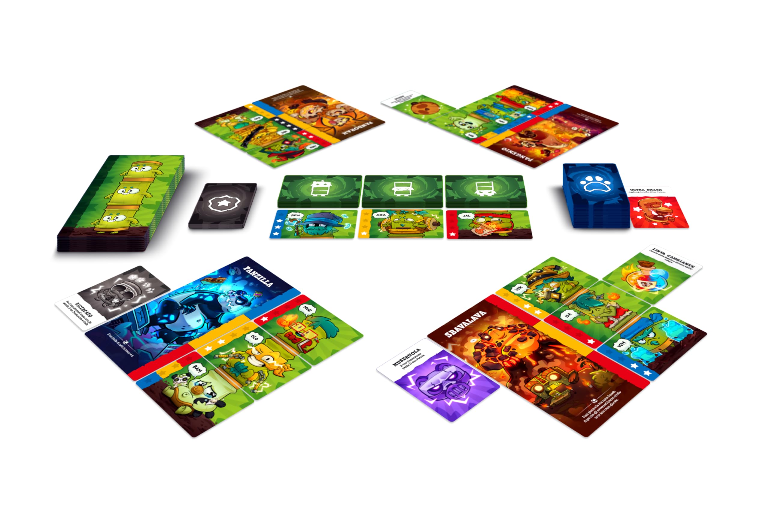 Pendragon - Bamboo Smash - Edizione Italiana - Gioco di Carte - Frenetico, Divertente e Strategico | 2-5 Giocatori | Età 12+ | Adatto per tutta la famiglia - ottima idea regalo