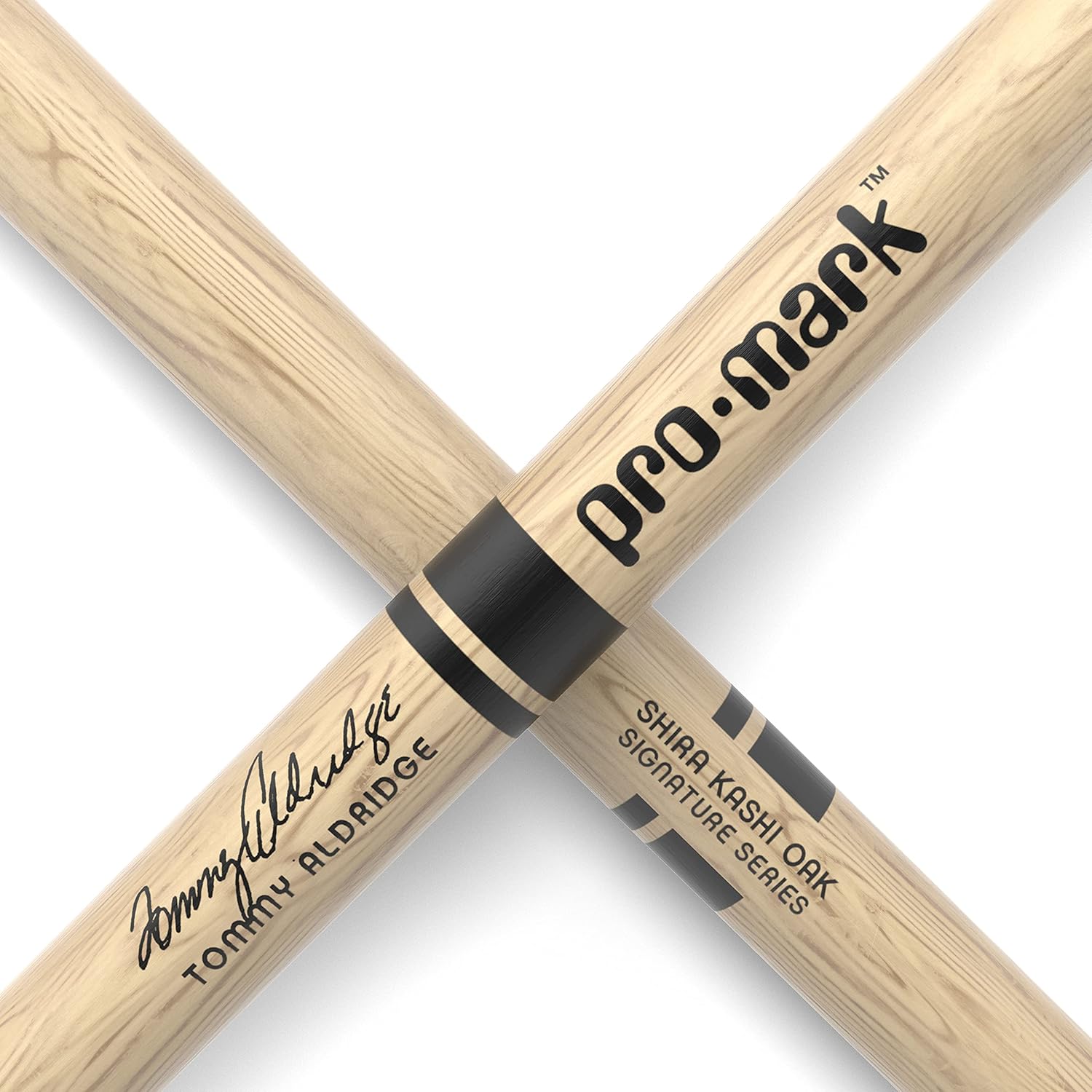 ProMark Drum Sticks - Shira Kashi Oak 2S Tommy Aldridge Drumsticks, Wood Tip, One Pair