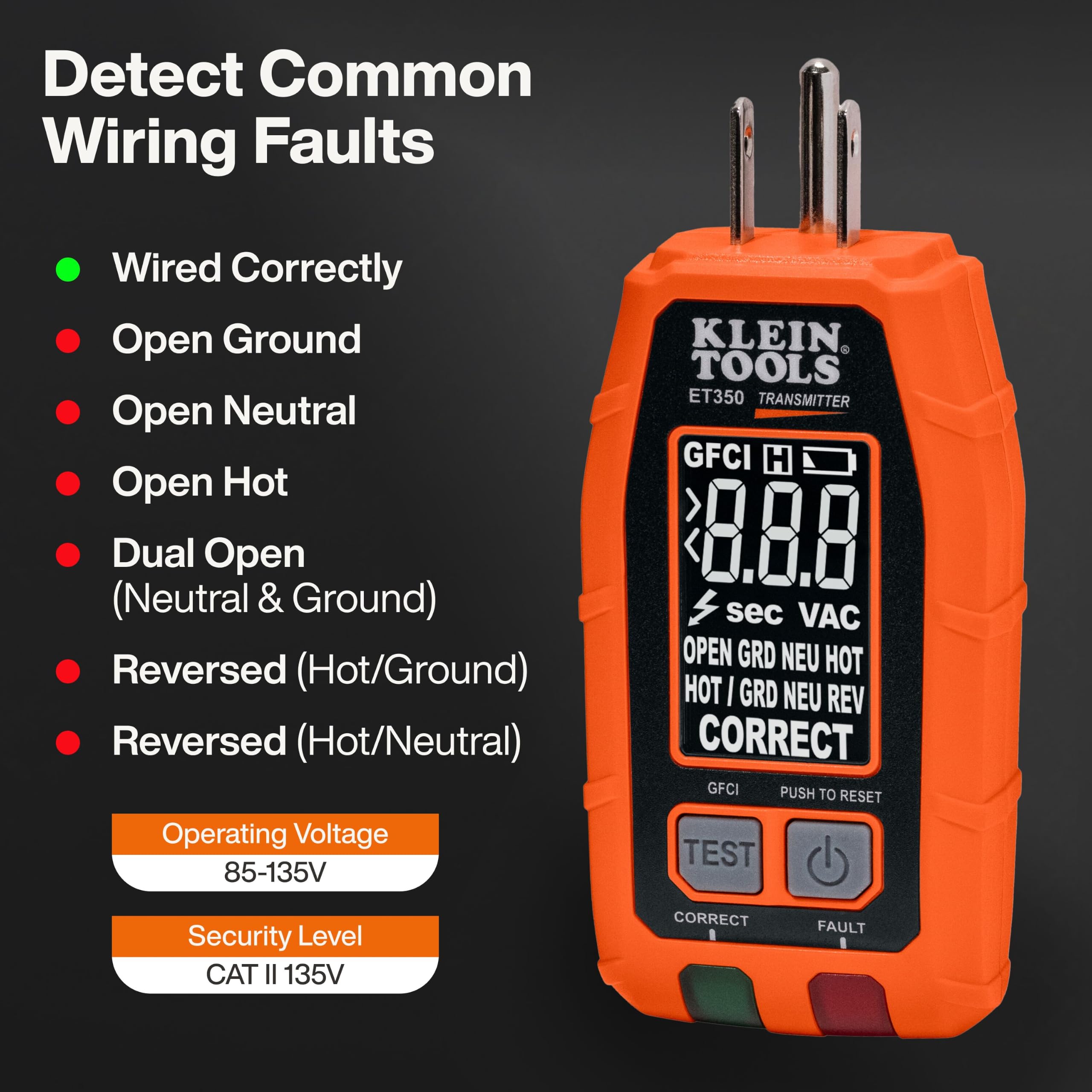 Klein Tools ET350: 4-in-1 Circuit Breaker Finder -6