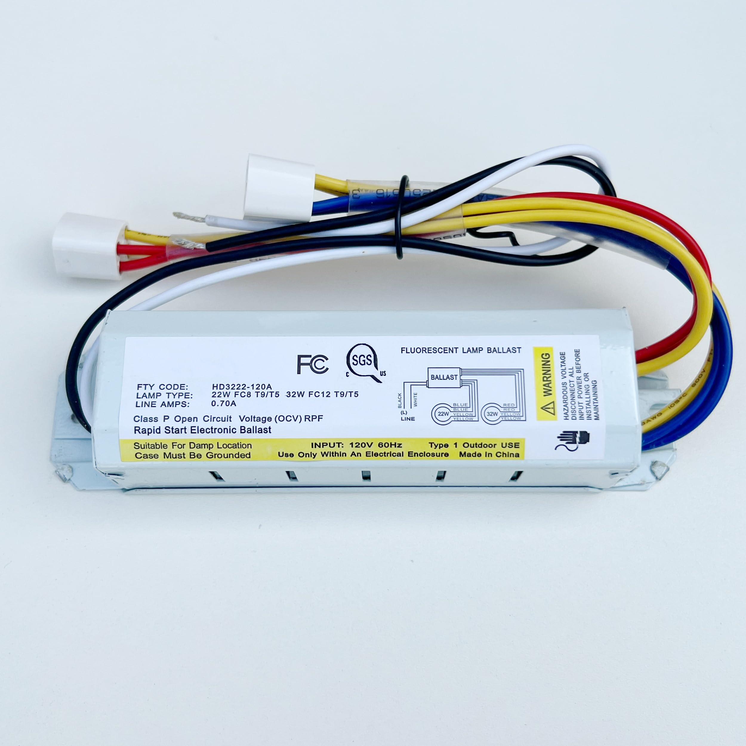 Electronic Ballast Replacement for Ceiling Fluorescent Lights