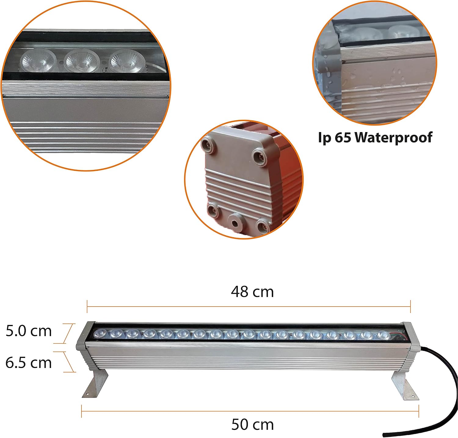 LedRica Indoor and Outdoor Lights, Modern Garden and Wall Lights, Weather-Resistant Wall Lights - Image 4