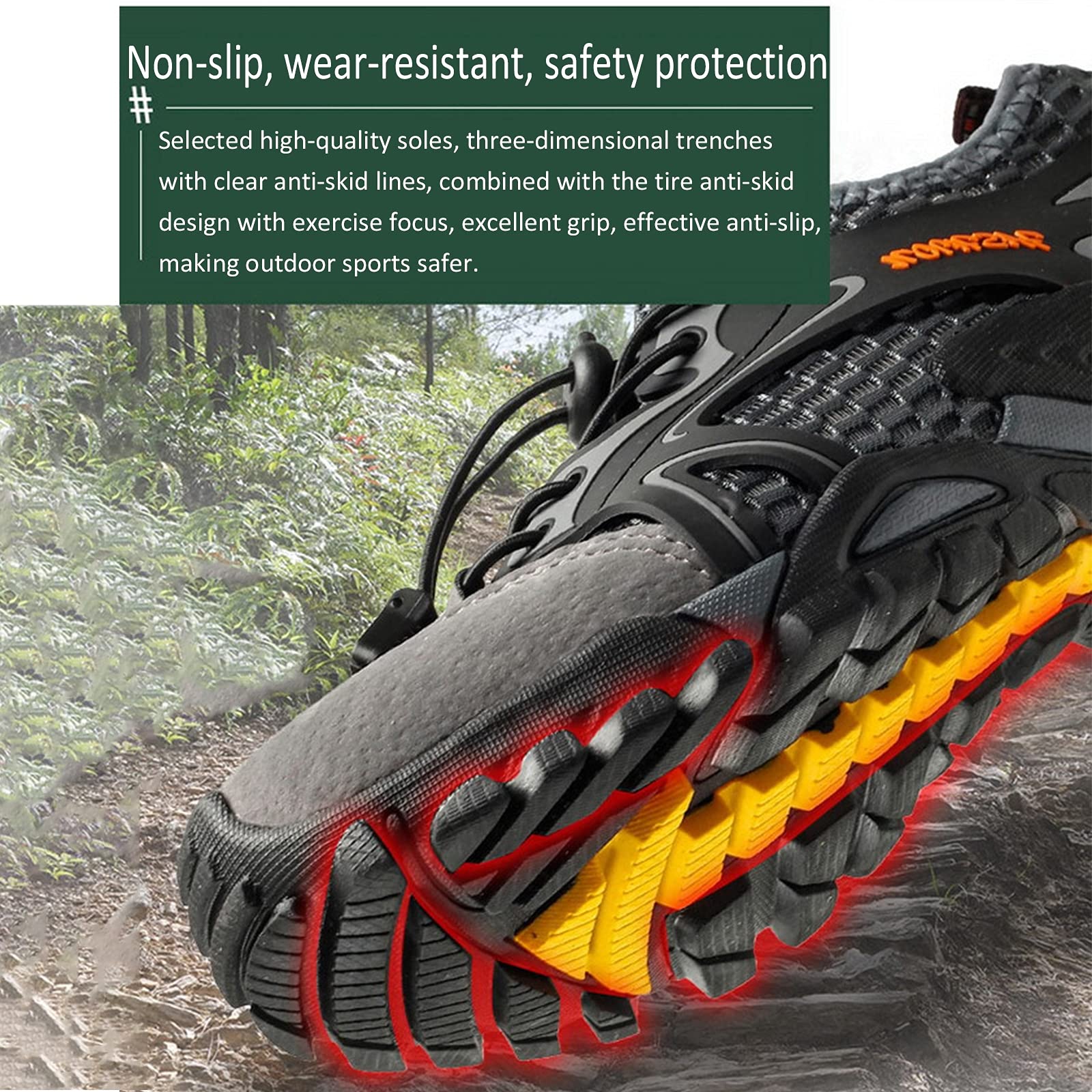 Barfußschuhe, Wasserschuhe, Trailrunning-Strandschuhe Fitness-Wassertrainer für das Fitnessstudio Schwimmen Schnorcheln Surfen Watschuhe, atmungsaktiv und bequem
