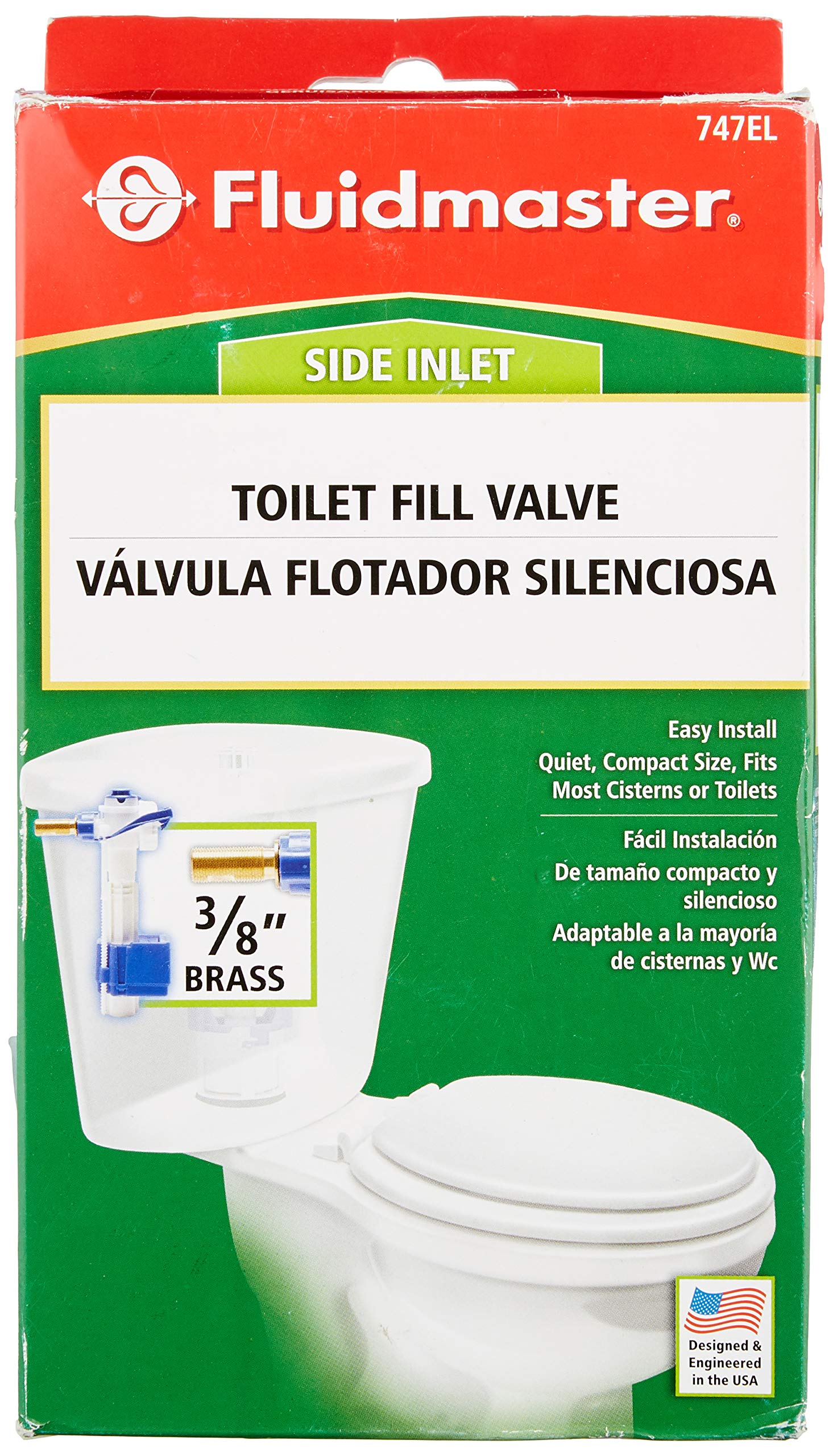 Fluidmaster 747E Galleggiante Laterale Cromo