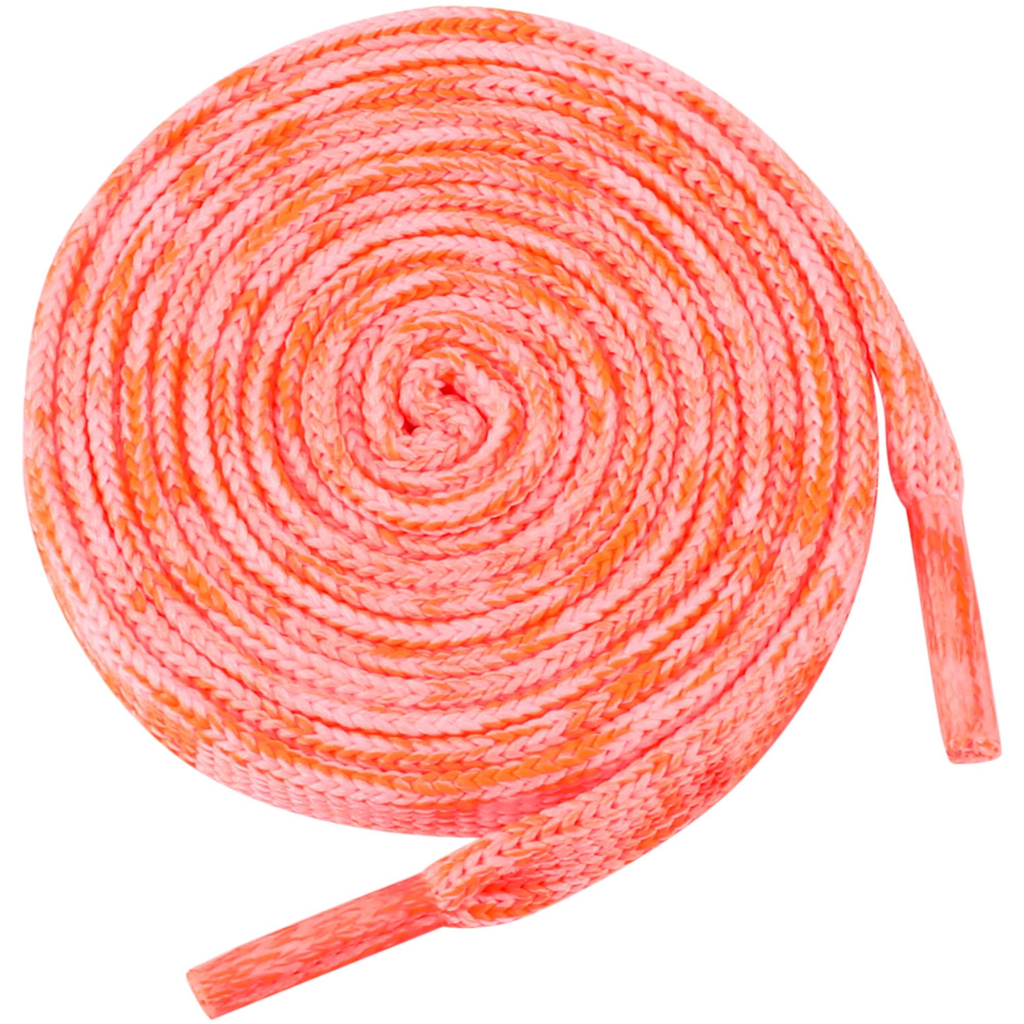 Elerevyo Flat Colorful Shoelaces Gradient Colors Shoe Laces for Boots Sneakers 2 Pairs