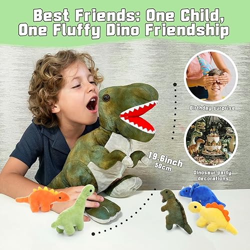 Vista 161 de Muiteiur Animal de peluche de tortuga marina, suave juguete de peluche con 3 bebés, vida marina de peluche azul para niños y niñas (azul)