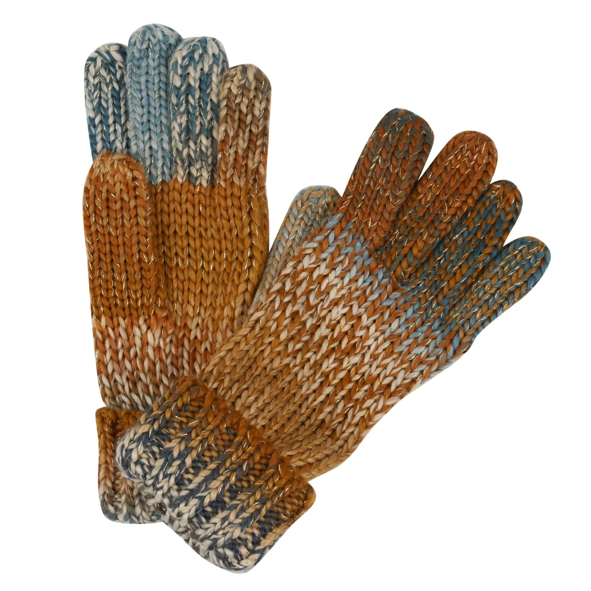 Regatta Women's Lightvanilla Frosty Vi Chunky Knit Turn Up Gloves Small