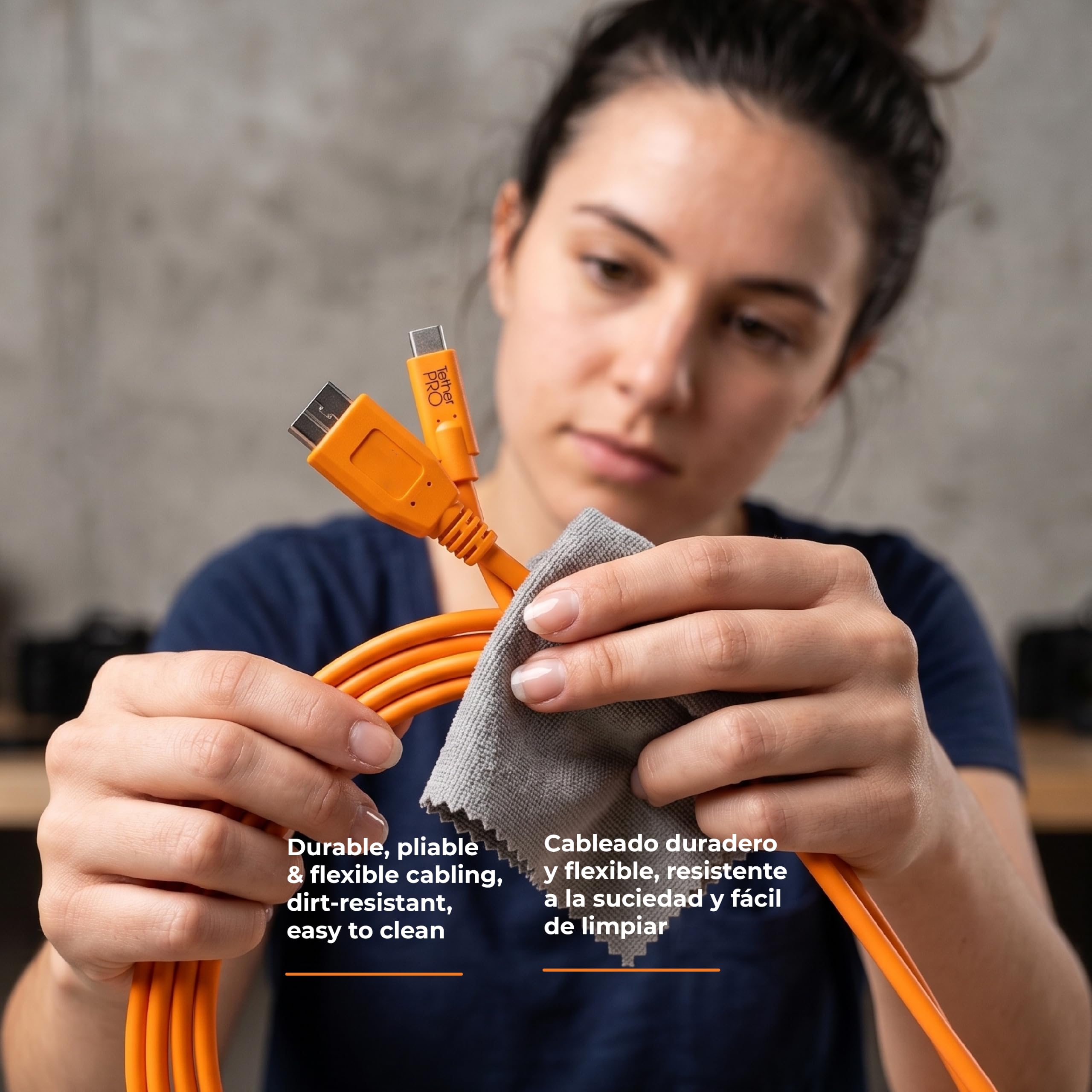 Tether Tools USB-C a 3.0 Micro- B 4,60 m naranja