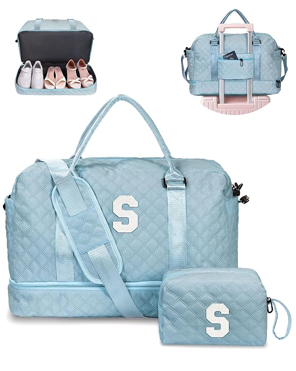 Vogewood Dance Bag for Girls-Personalized Duffle Bag with Makeup Bags by Vogewood - Used condition - US$31.13