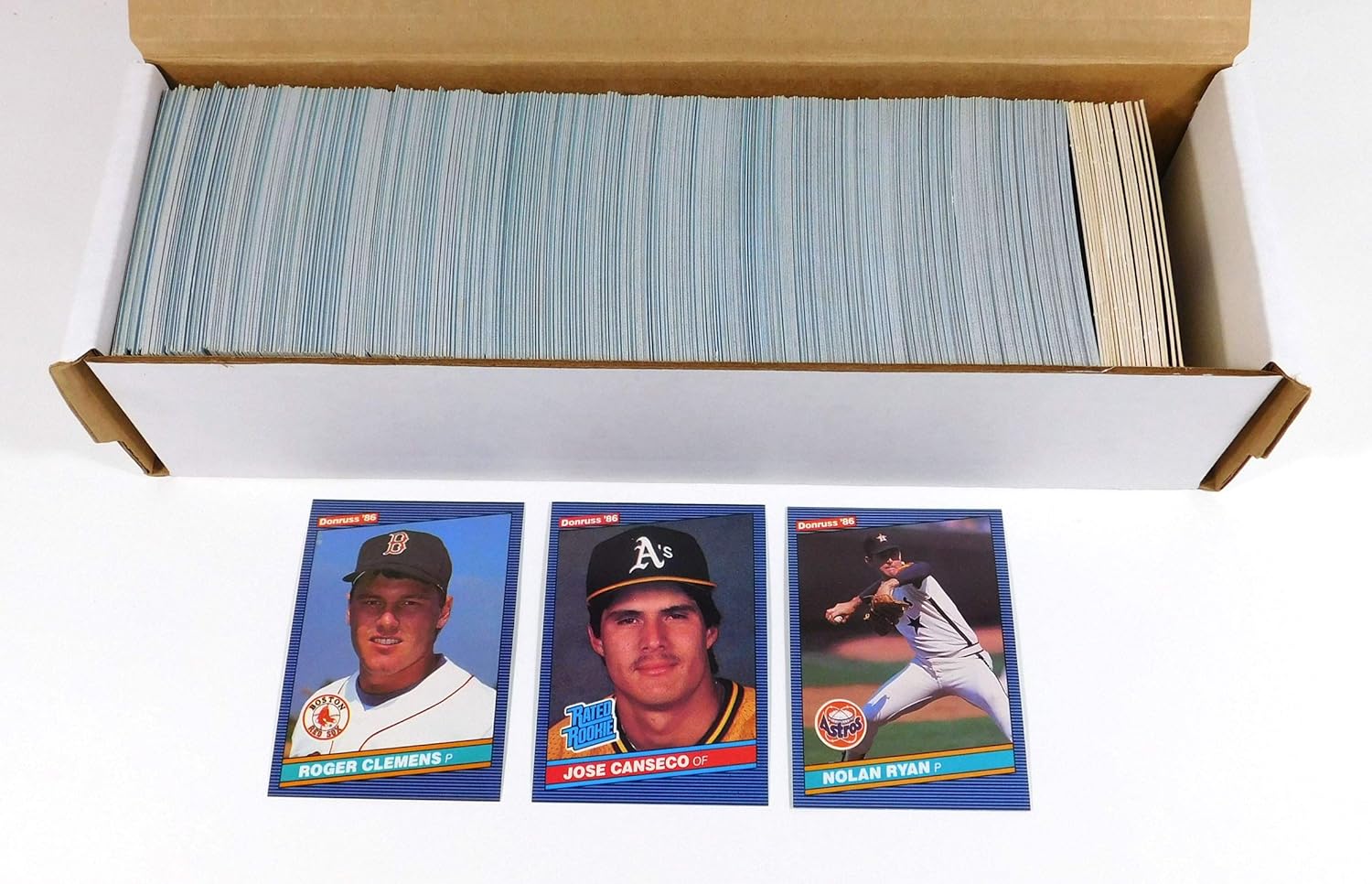 1986 Donruss Baseball Complete Set (660) Canseco Rookie Ryan Clemens