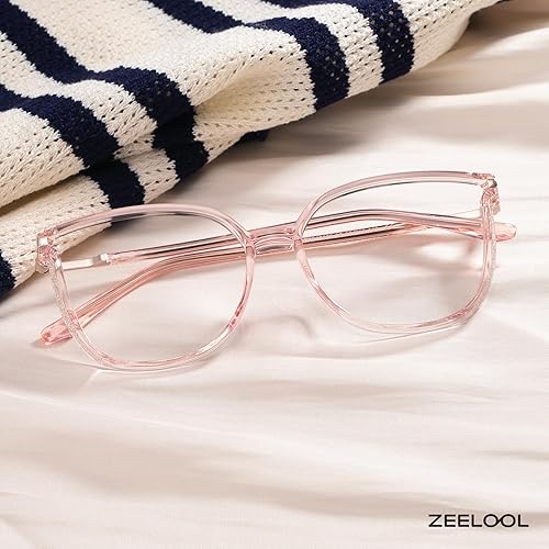 Miniatura 10 de Zeelool Marco de gafas de ojo de gato vintage para mujer con lente transparente sin receta Rodz ZJGT548130