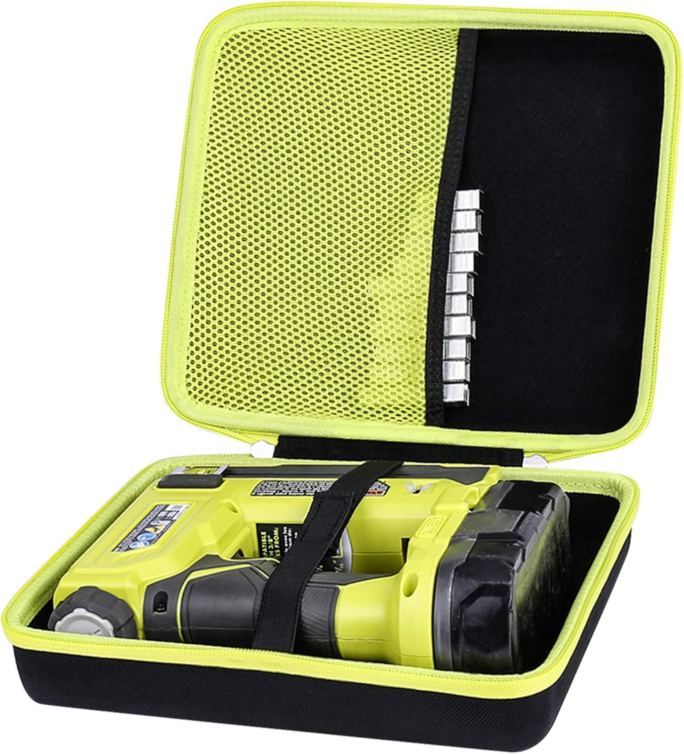khanka Hard Storage Case Replacement for Ryobi 18-Volt ONE+ Cordless Compression Drive 3/8 in. Crown Stapler P317, Case Only