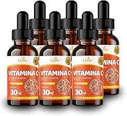 Kit Com 6 - Vitamina C em Gotas 30ml Celliv