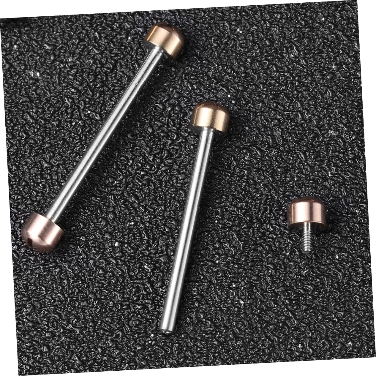 Homoyoyo Varillas de Tornillo para Reloj de 20mm, Metal, 2 Piezas | Hebilla y Cierre, Rosca Interior, Uso en Reparación por Relojeros y Joyeros