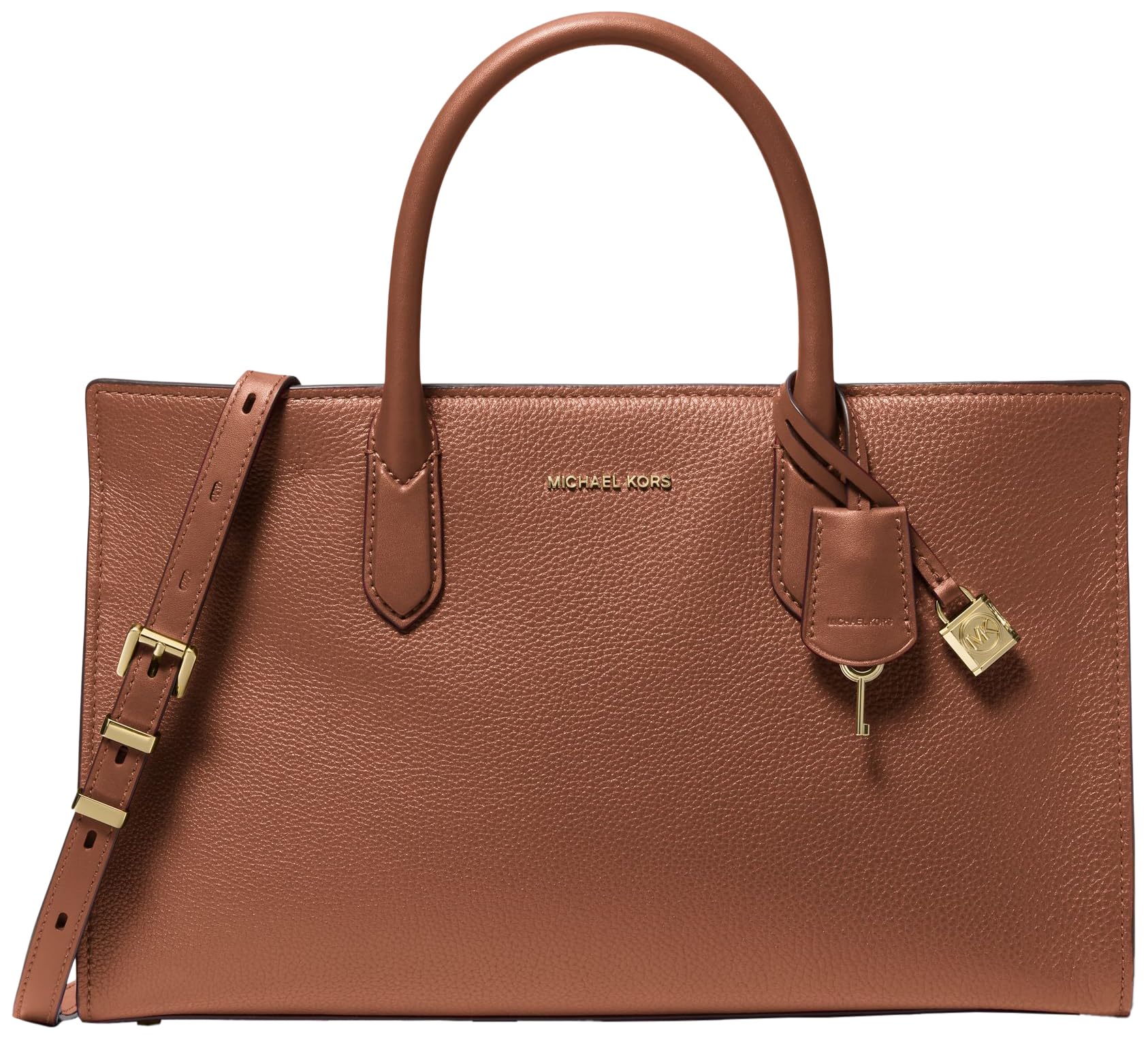 Michael Kors Women's Brown Bags Md Ew Satchel - Shopping Bags - One Size- Bags