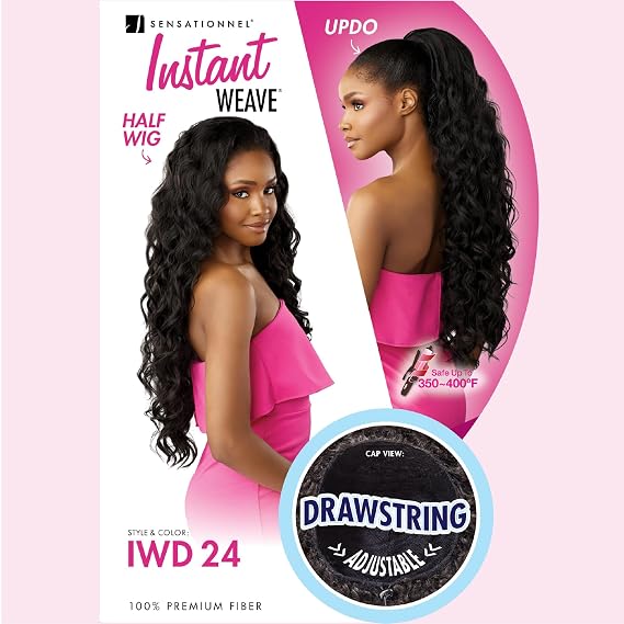 Sensationnel Instant Weave Half Wig-24, 2 DARKBROWN