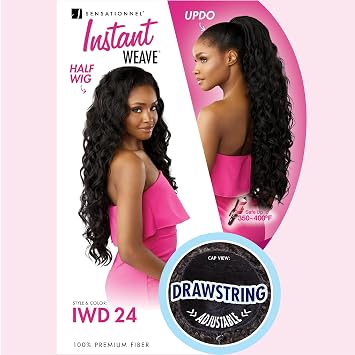 Sensationnel Instant Weave Half Wig-24, 2 DARKBROWN