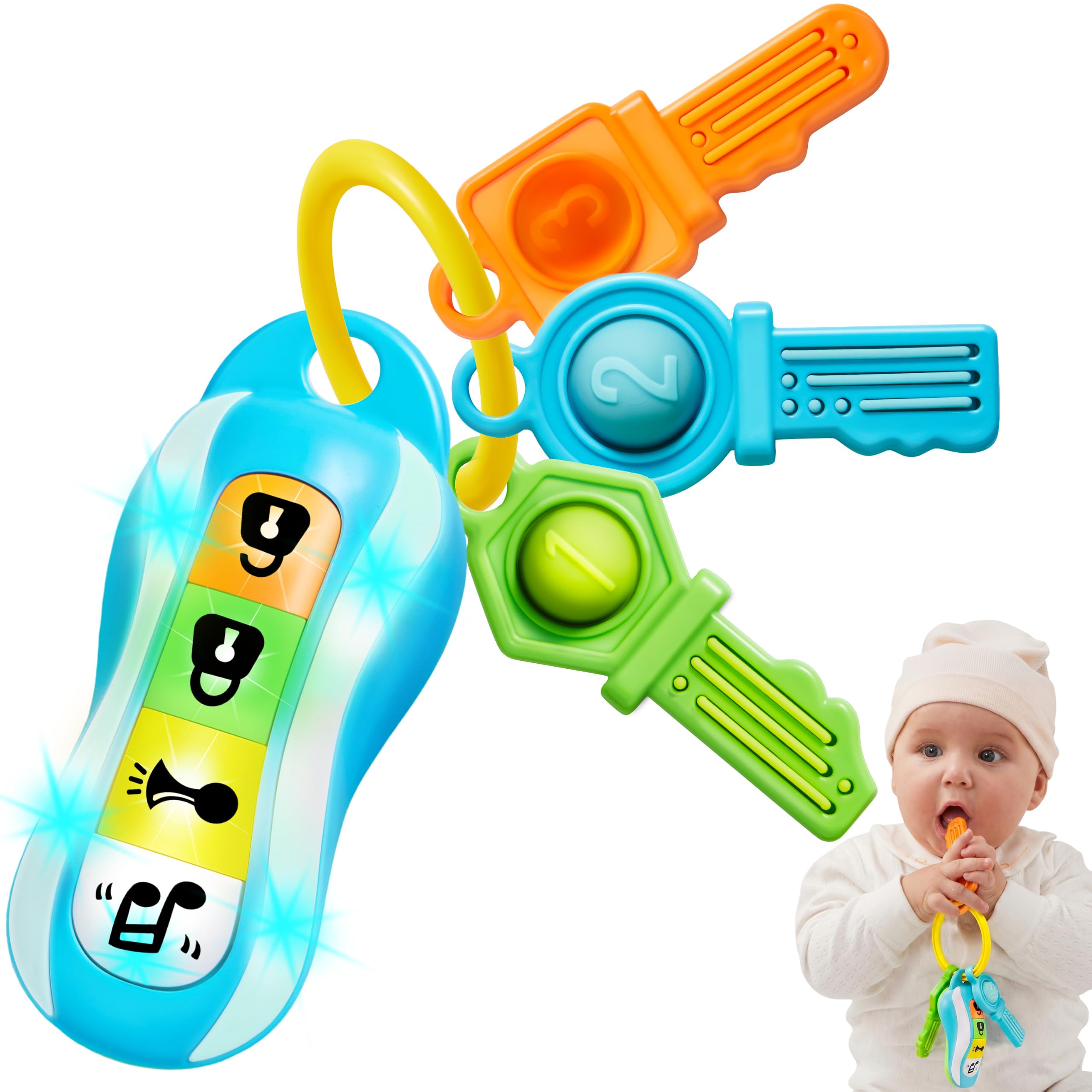 Amazon.com: JOYIN Baby Car Keys Teether - Toddlers Sensory