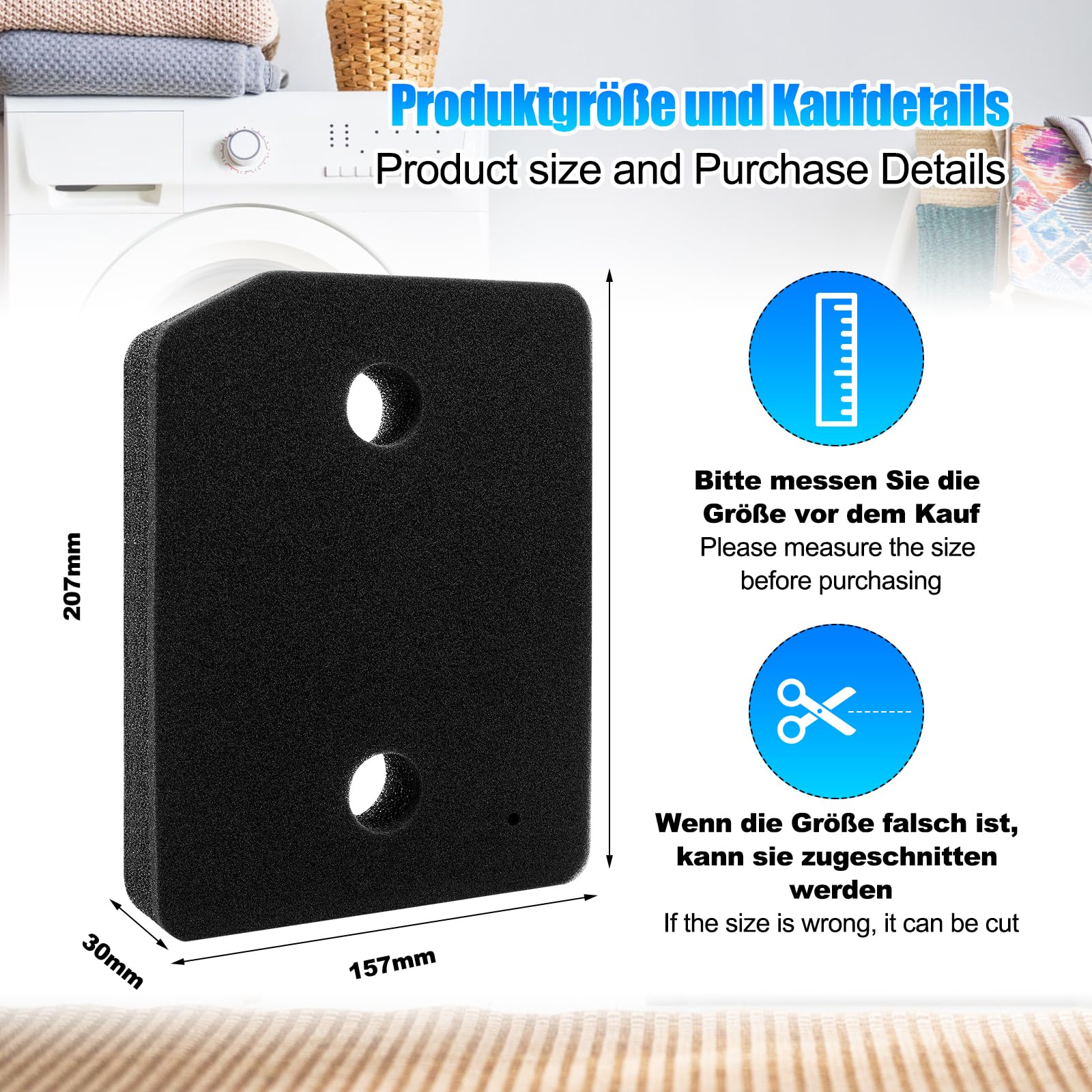 4 Stuks Filter Voor Miele T1 Serie Droger 9164761 Vervangend Onderdeel Voor Miele T1 Wasdroger Fijngrof 207 X 157 X 30 Mm Wasdroger Jkw