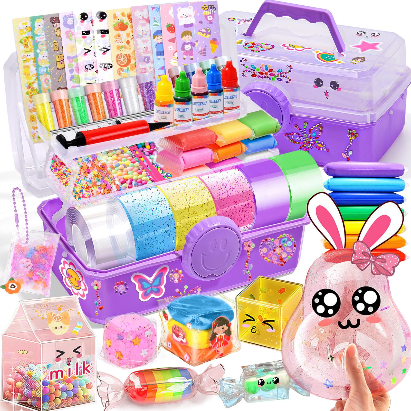Kit Nano Tape Bulles - 64 Pièces Pour Créations DIY (décompression, Jouet Enfant)