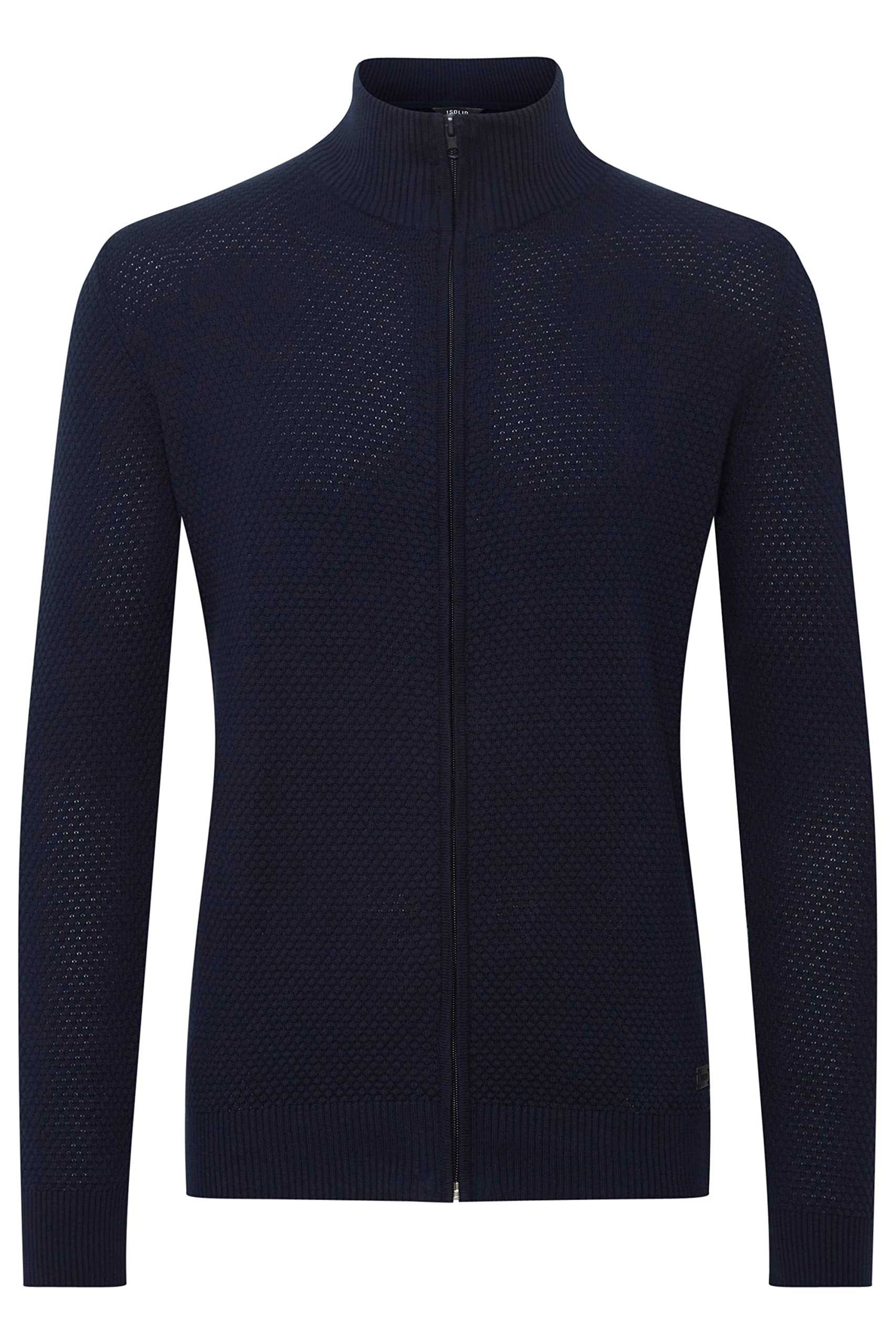 !Solid SDKody Herren Zip-Jacke Sweatjacke Zipper Feinstrick