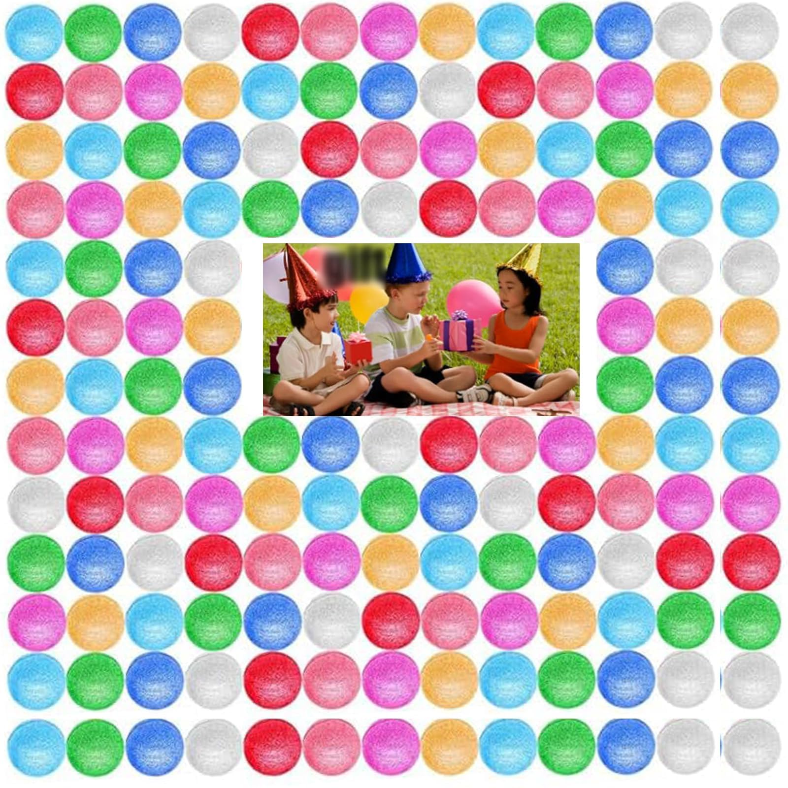 160 Stück Glitter Flummis Kindergeburtstag Gastgeschenke, Gummiball,Springball,Glitzer Party Flummi Set,große Hüpfbälle für Geschenktüten,Weihnachten Geschenke,32mm Glitzer Hüpfbälle,8 Farben