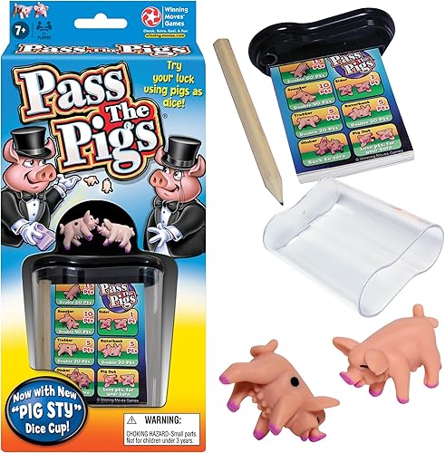 Winning Moves Games Pass The Pigs Multicolor