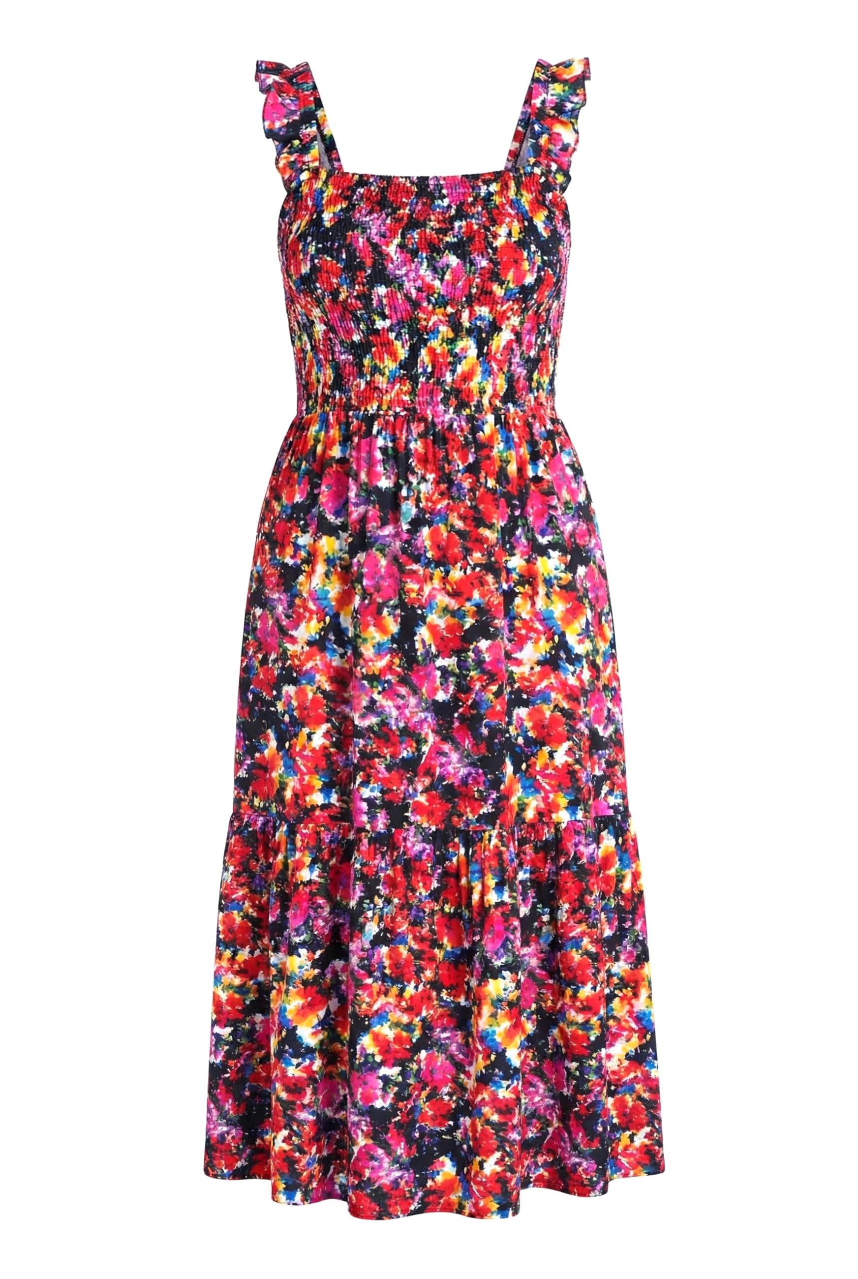 MIAMODA Damen Midikleid