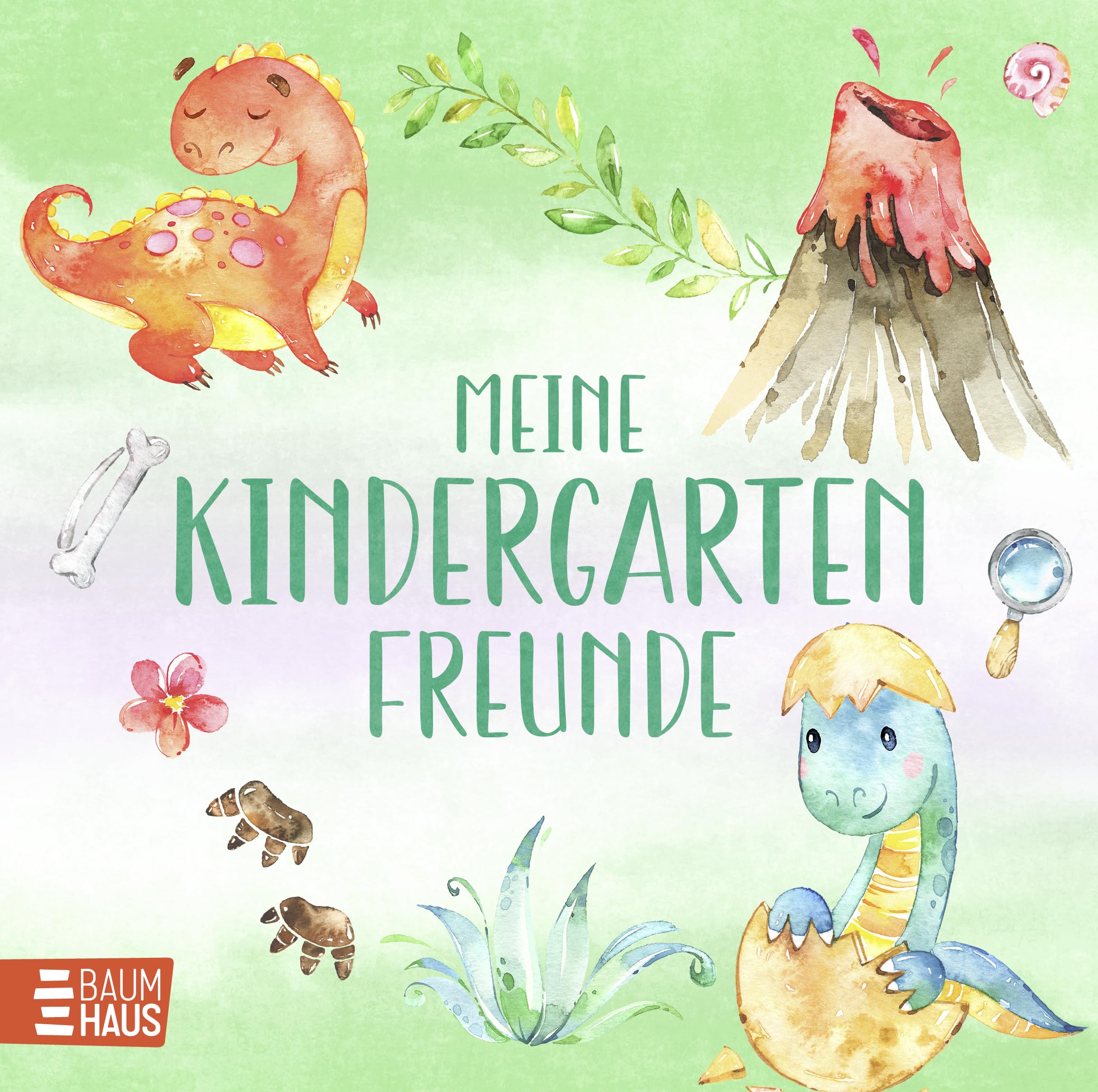 Baumhaus Meine Kindergartenfreunde - Dinosaurier: Erinnerungsalbum An Die Allerersten Freundschaften - Einzigartige Momente Für Immer Festhalten